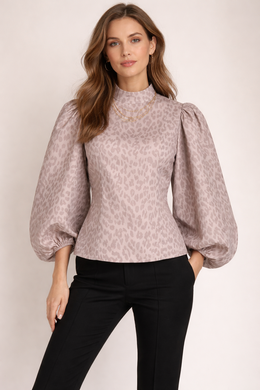 Shirt „Leonie Leo“ Beigetöne