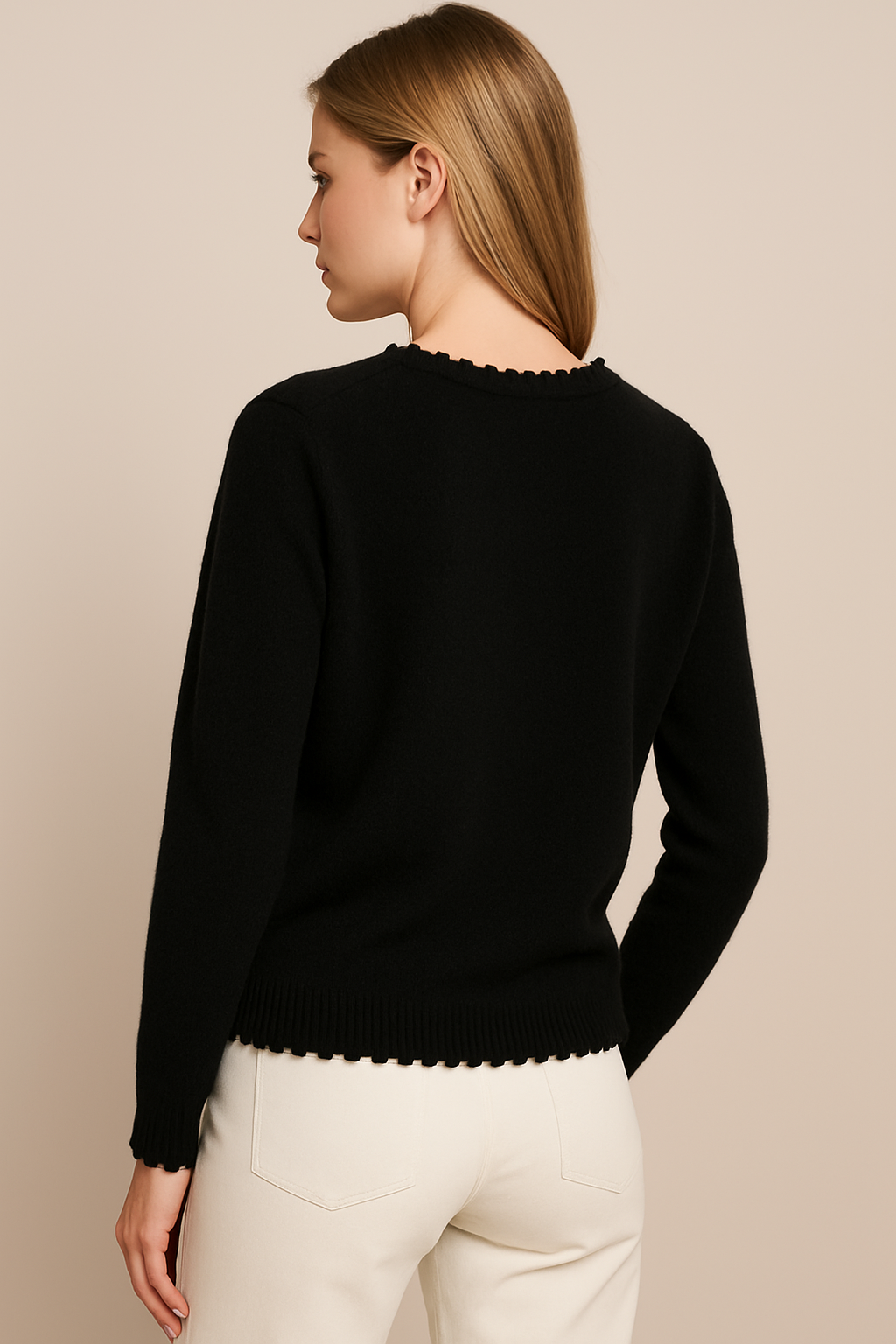 Kaschmir Pullover Schwarz