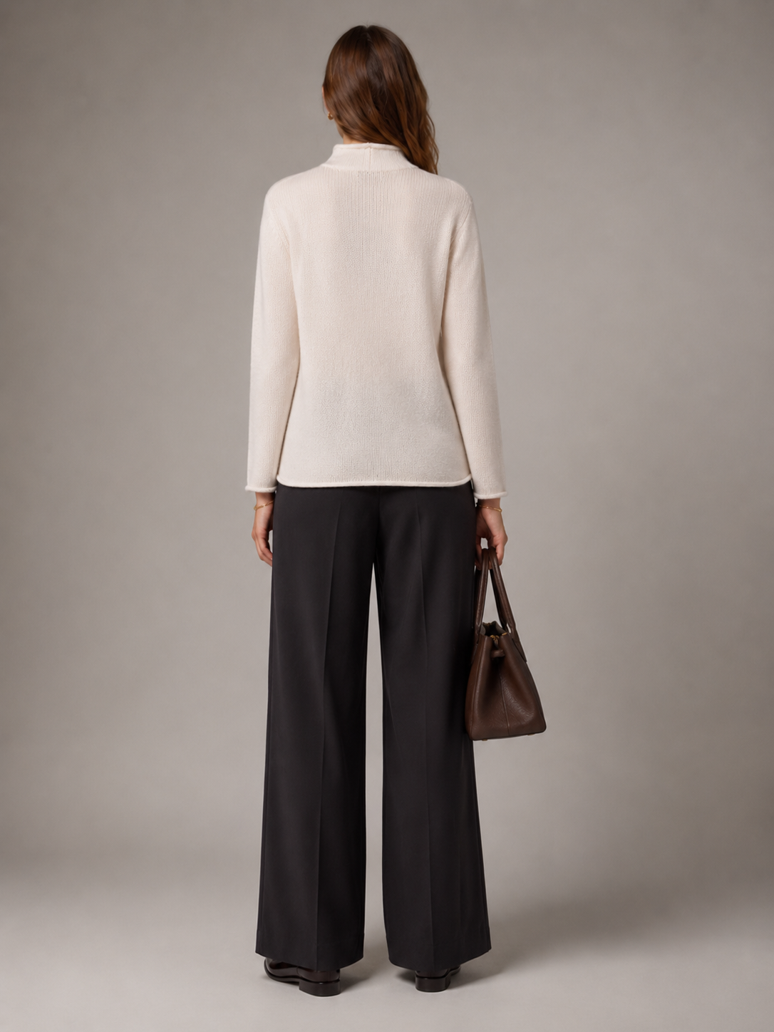 Kaschmir-Pullover Offwhite