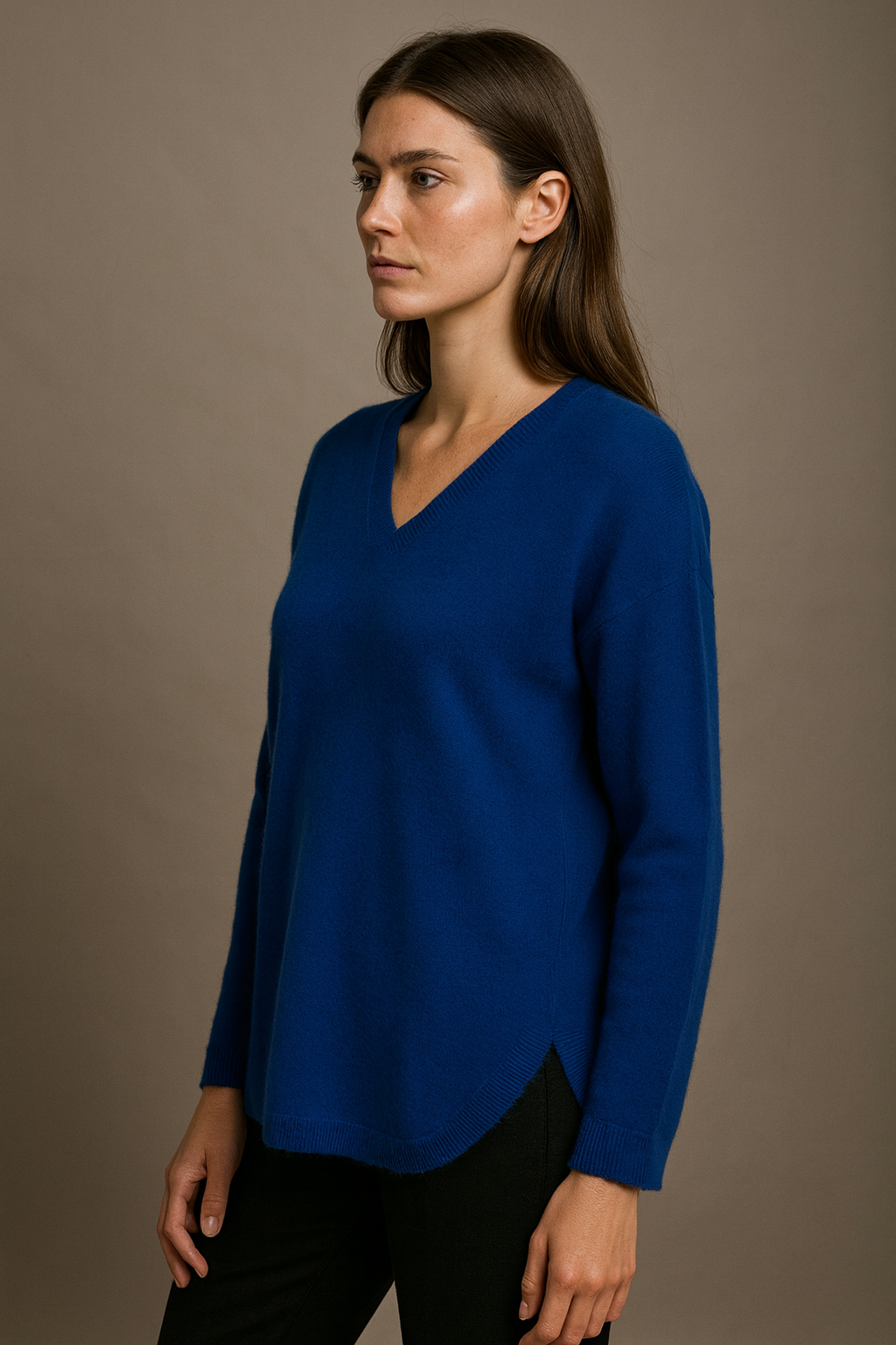 Kaschmir Pullover Blau