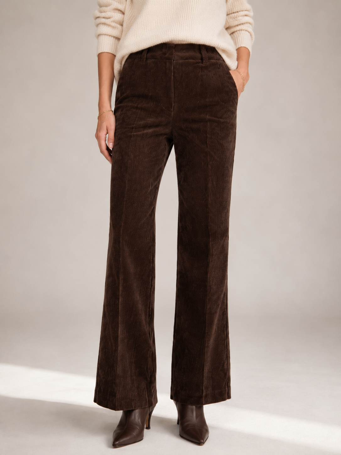 Cordhose „Amelie“ Kaffeebraun