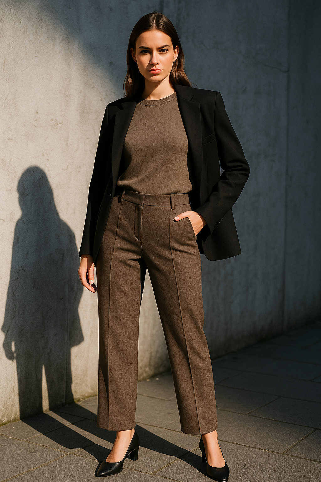 Hose „Amelie“ Melange Fungi