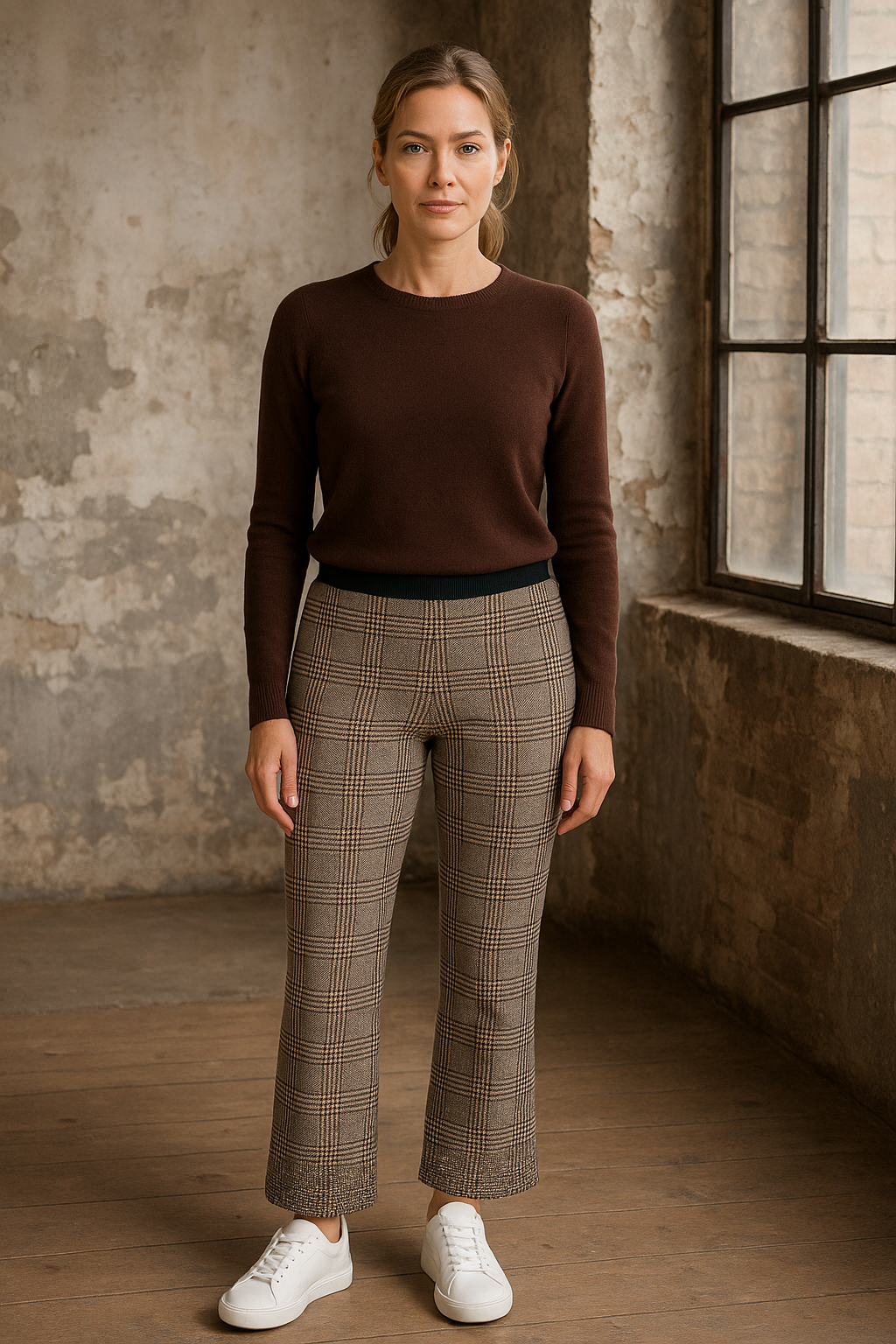 Hose „Faith Strass“ Beige | Braun | Schwarz