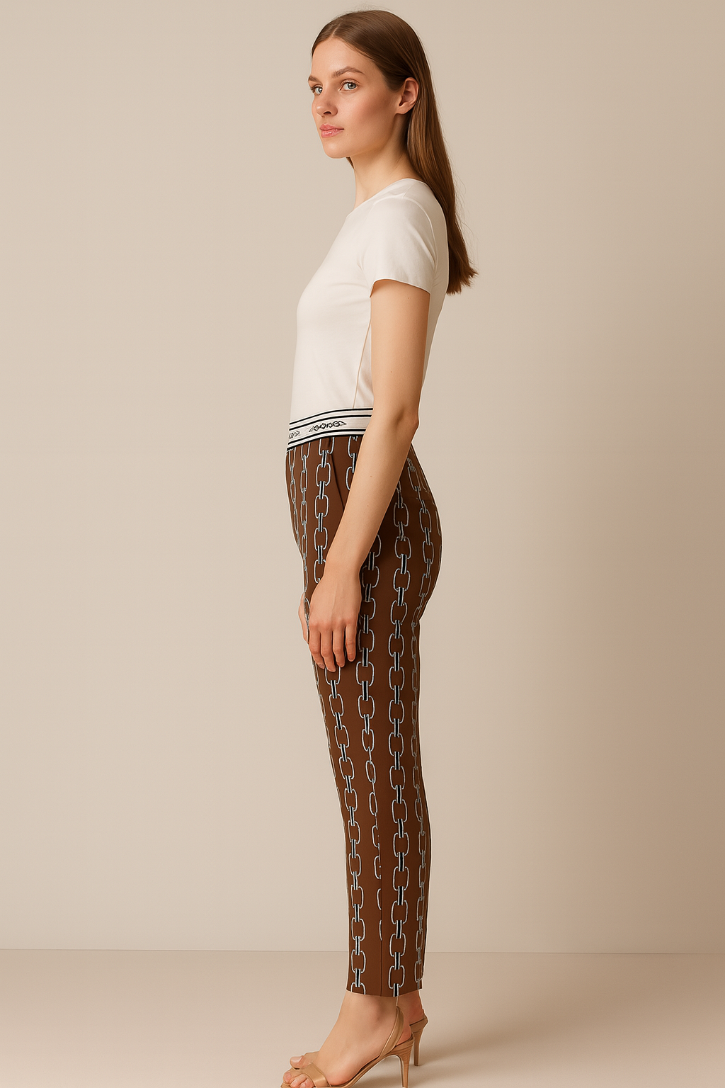 Hose „Faith“ Braun | Multicolor