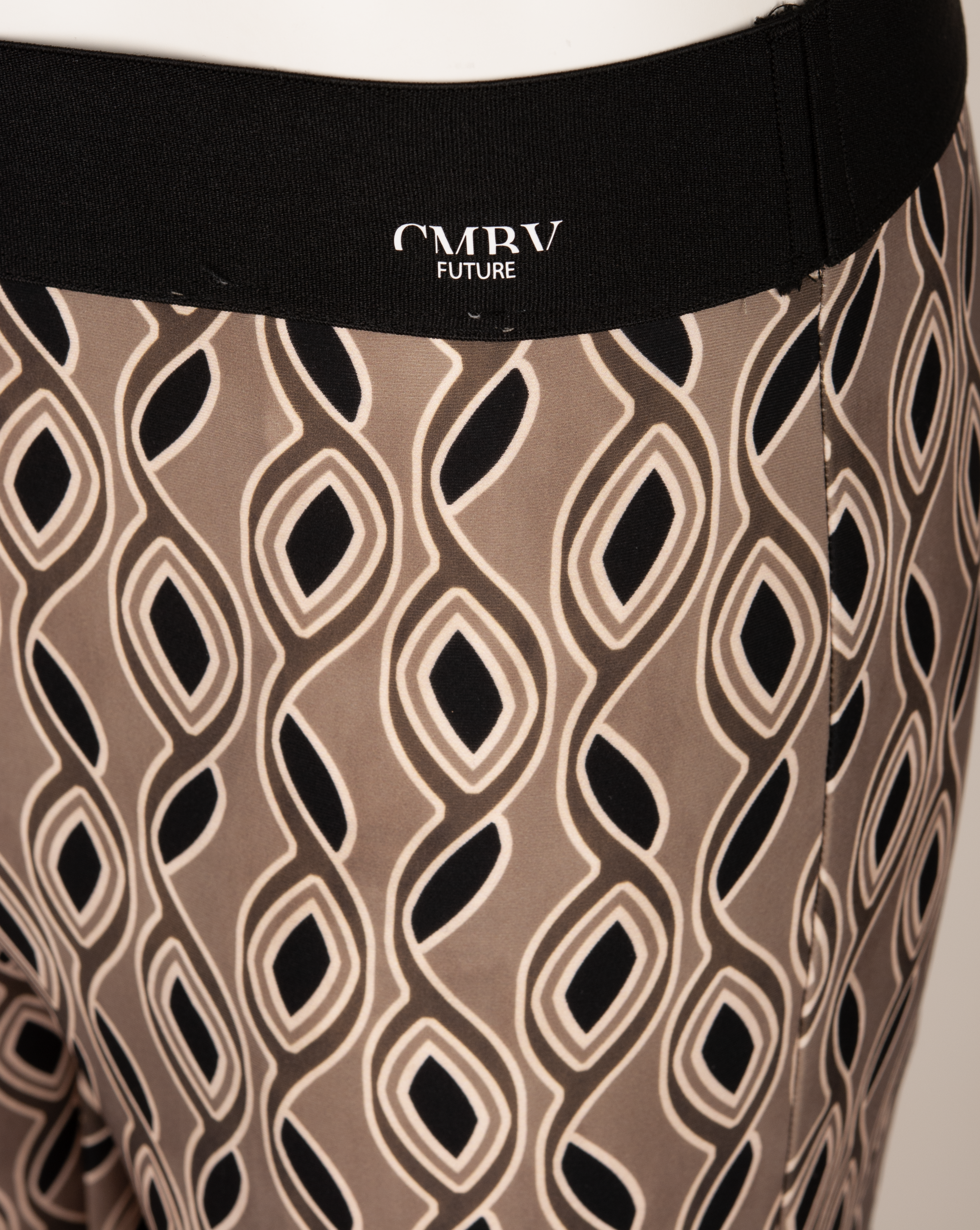 Hose „Flower“ Braun | Schwarz