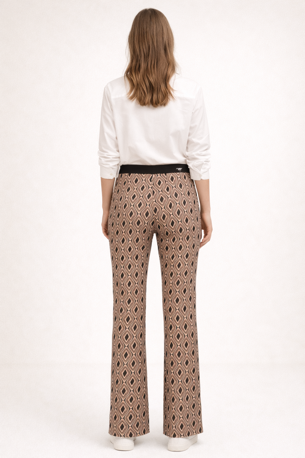 Hose „Flower“ Braun | Schwarz