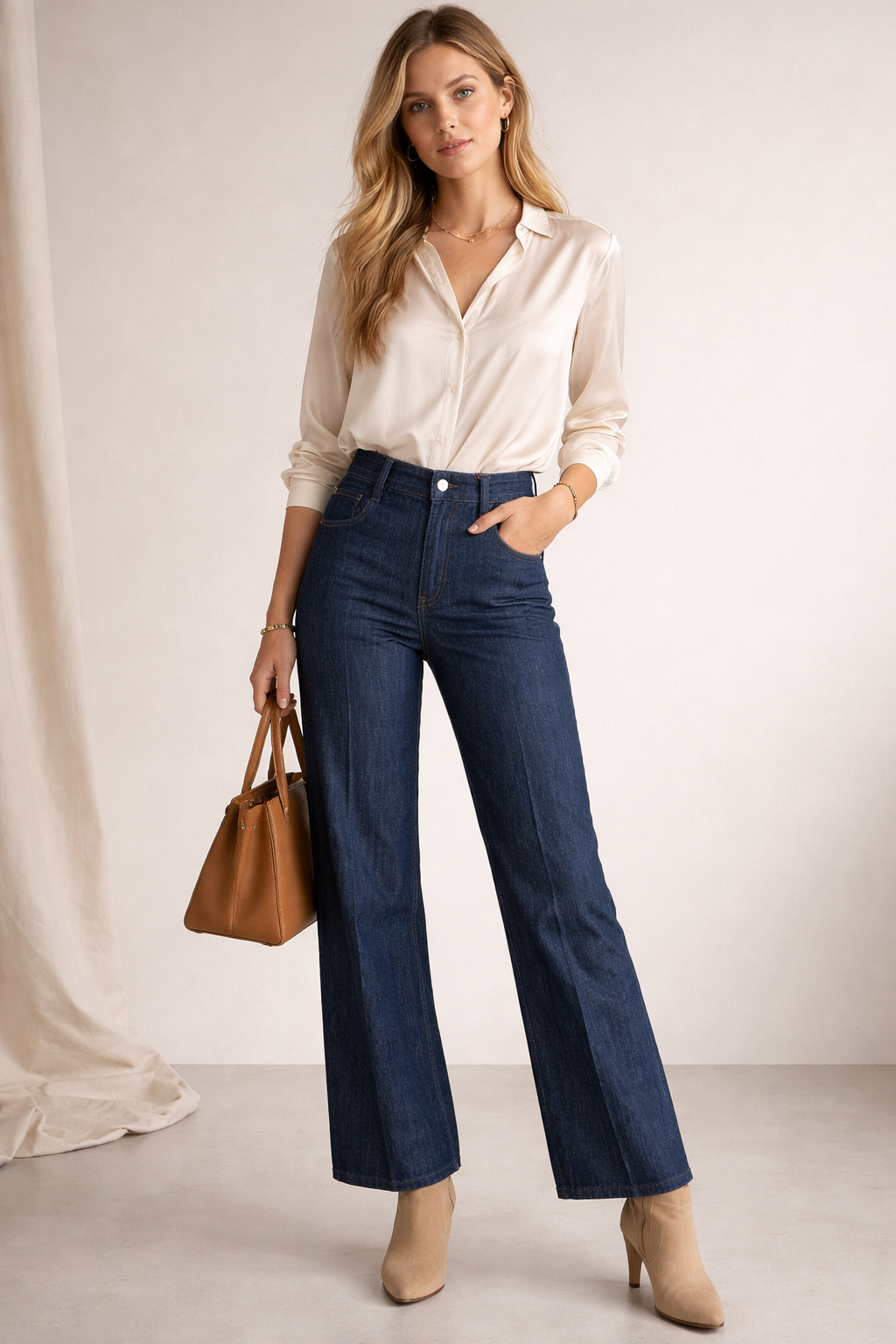 Jeans „Aimee“ Dunkelblau