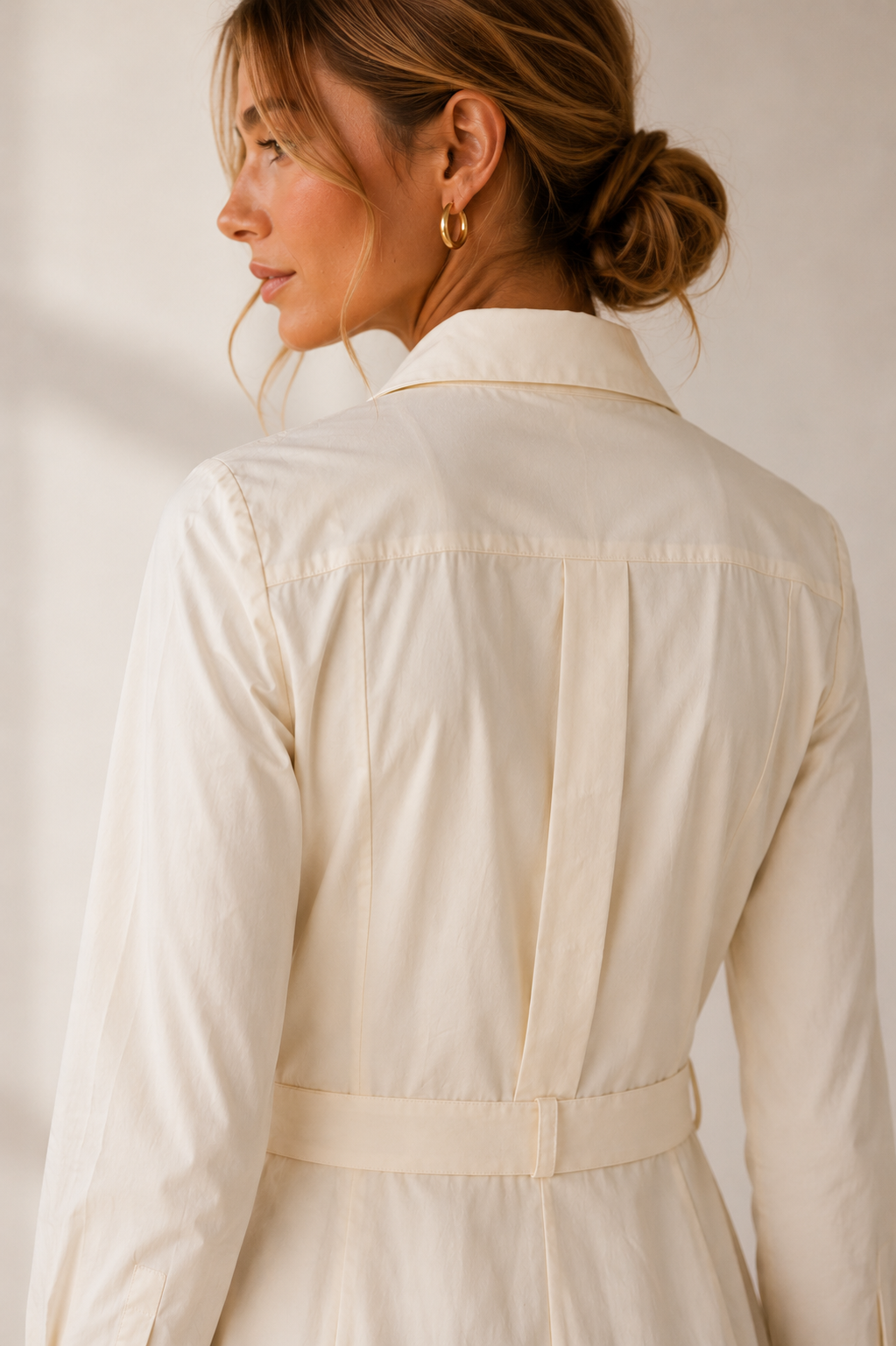 Hemdblusenkleid „Taranto“ Creme