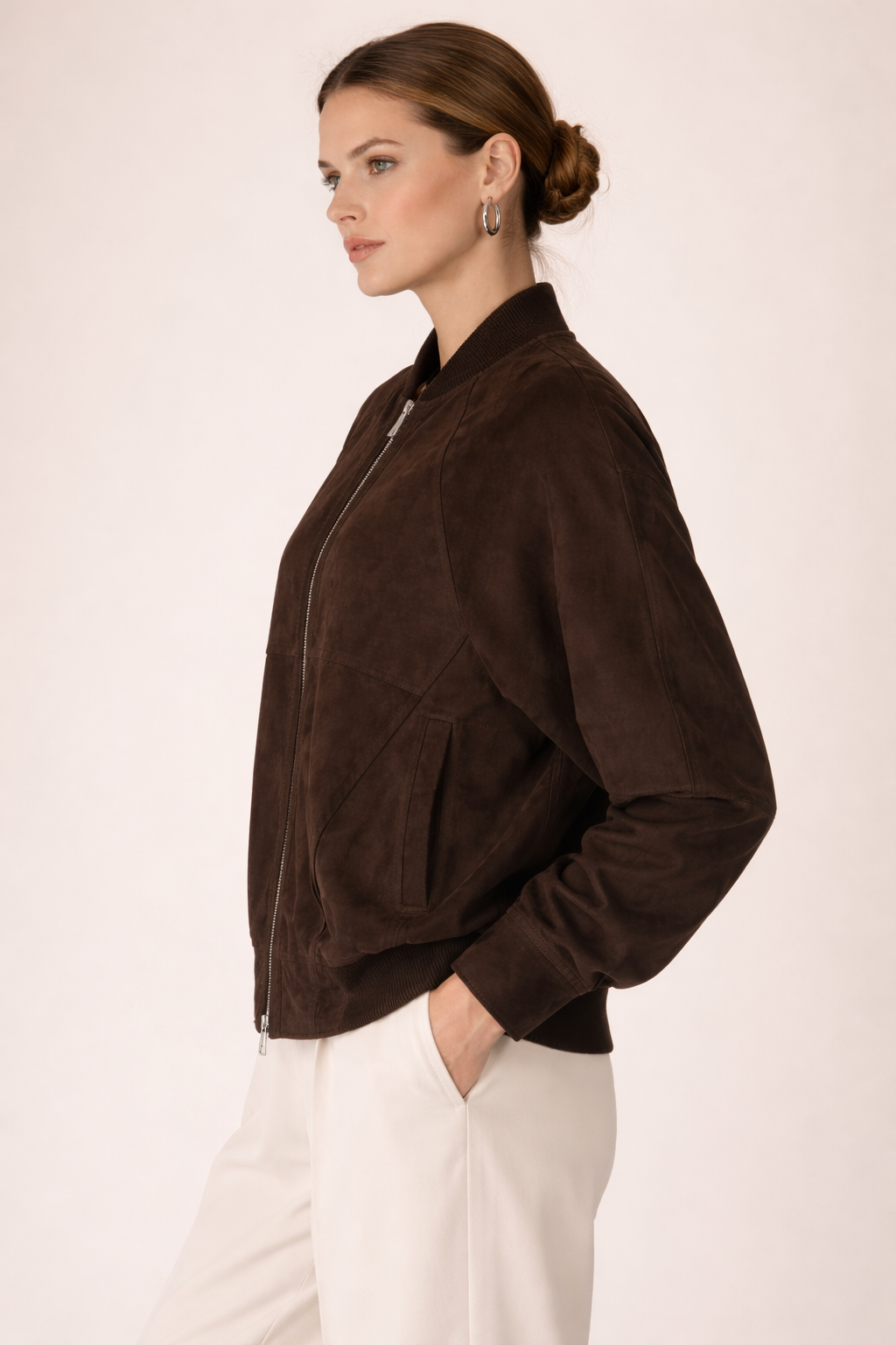 Lederblouson Chocolate