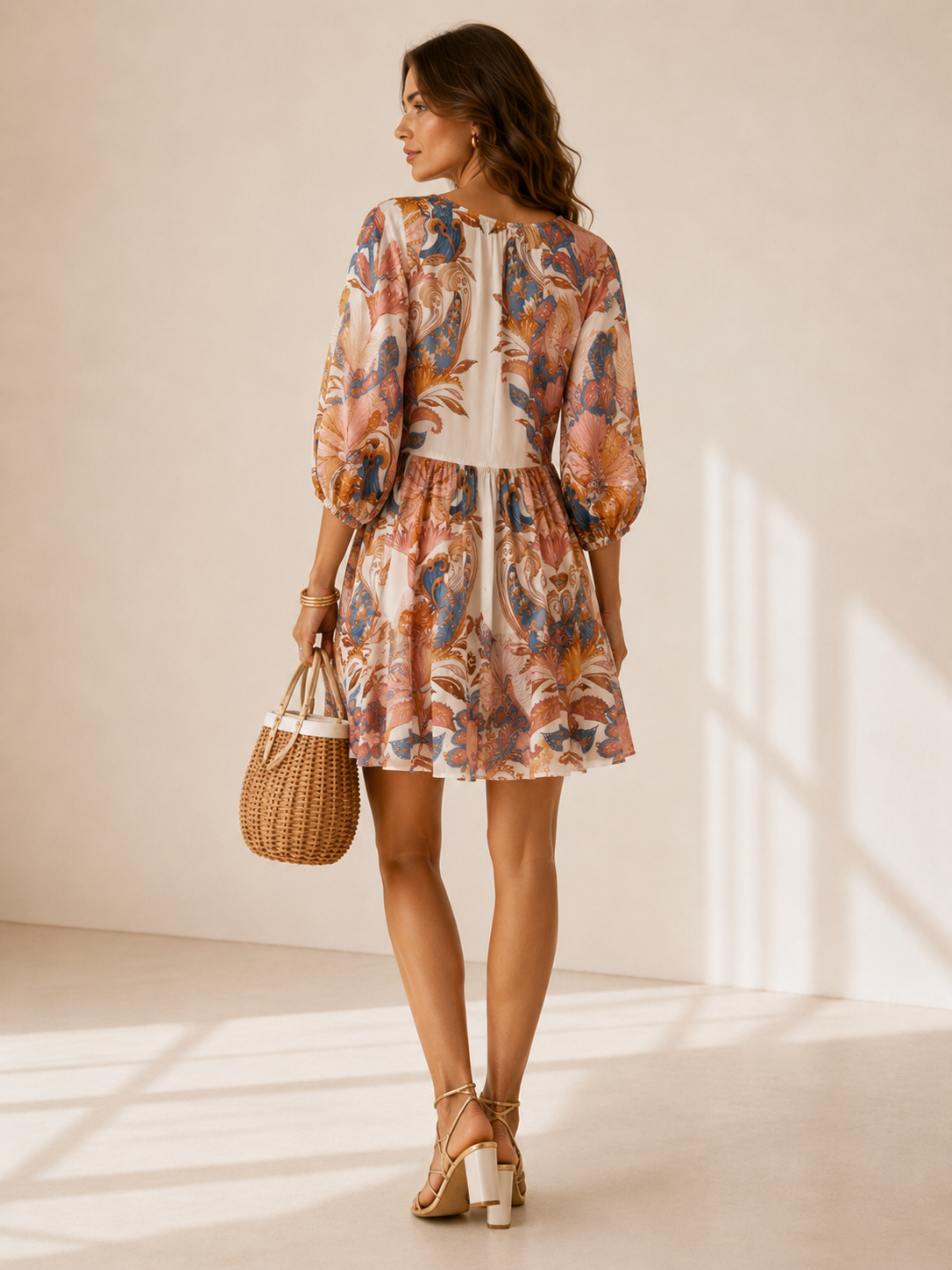 Kleid Puder | Multicolor
