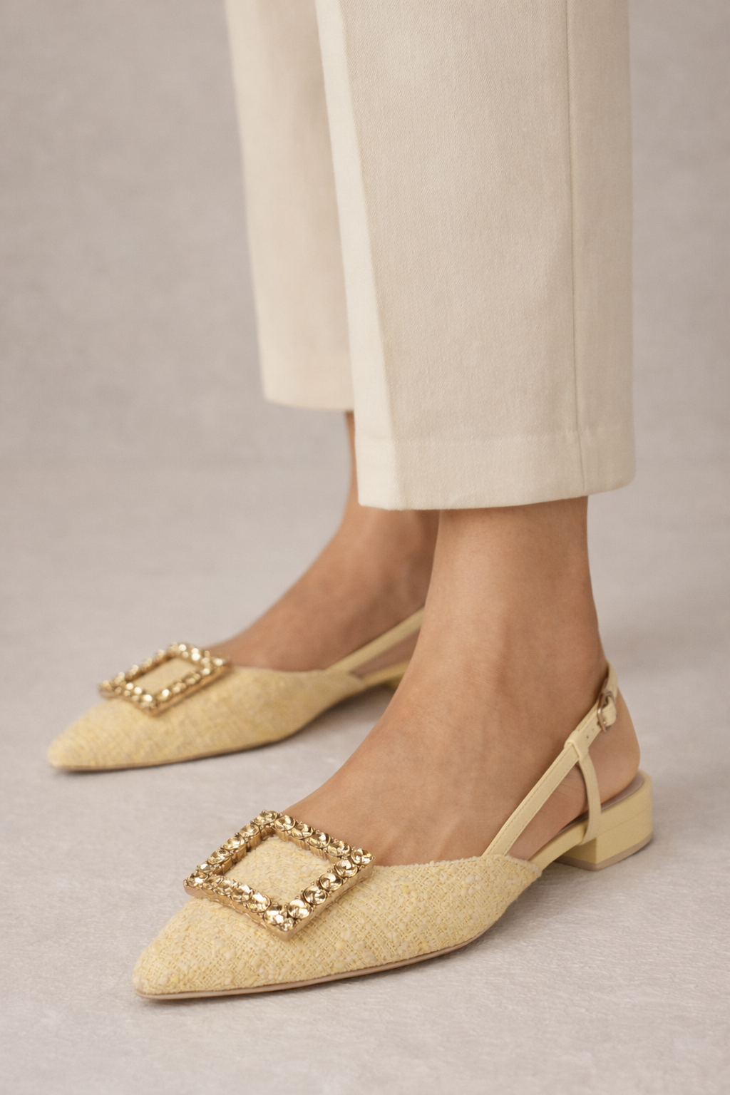 Slingpumps Gelb