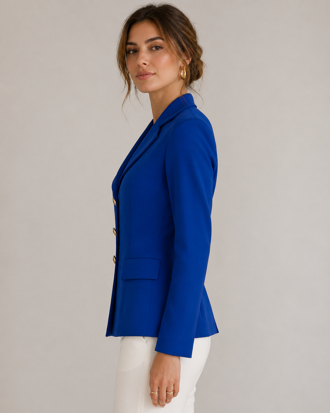 Statement-Blazer Royalblau