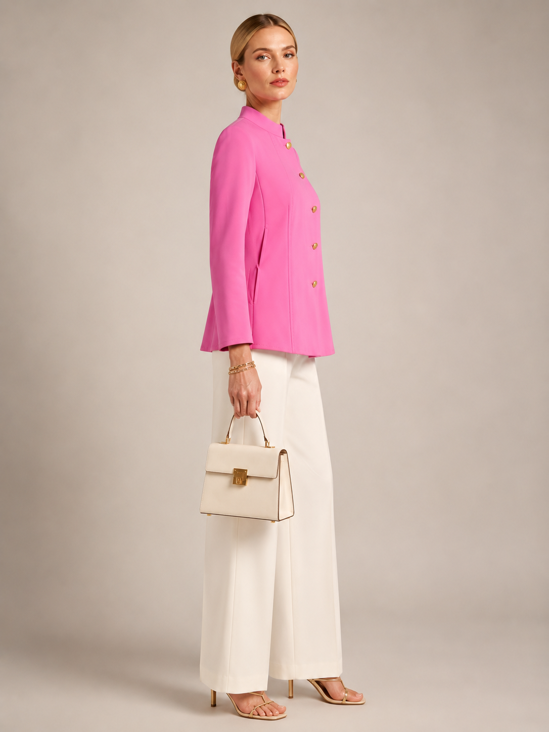Statement-Cape Fuchsia/Pink