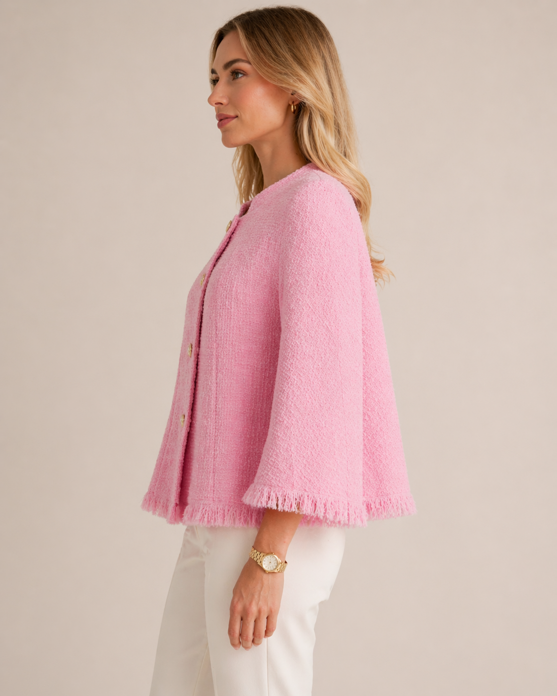 Tweed-Jacke „Tweed“ Rosa