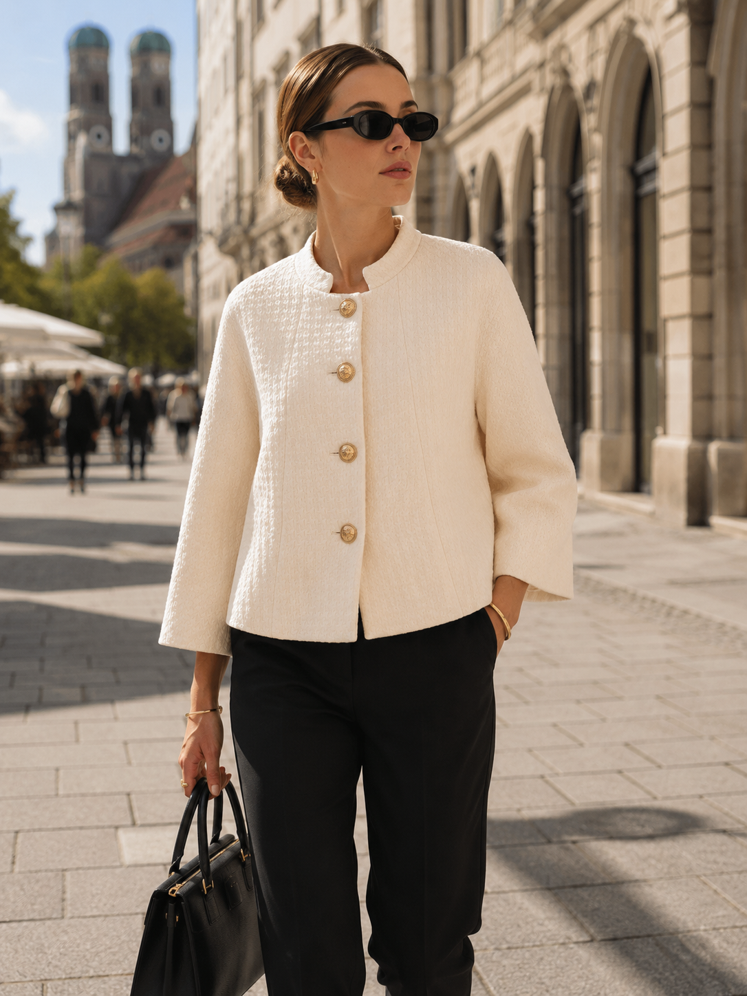 Jacke Cremeweiß