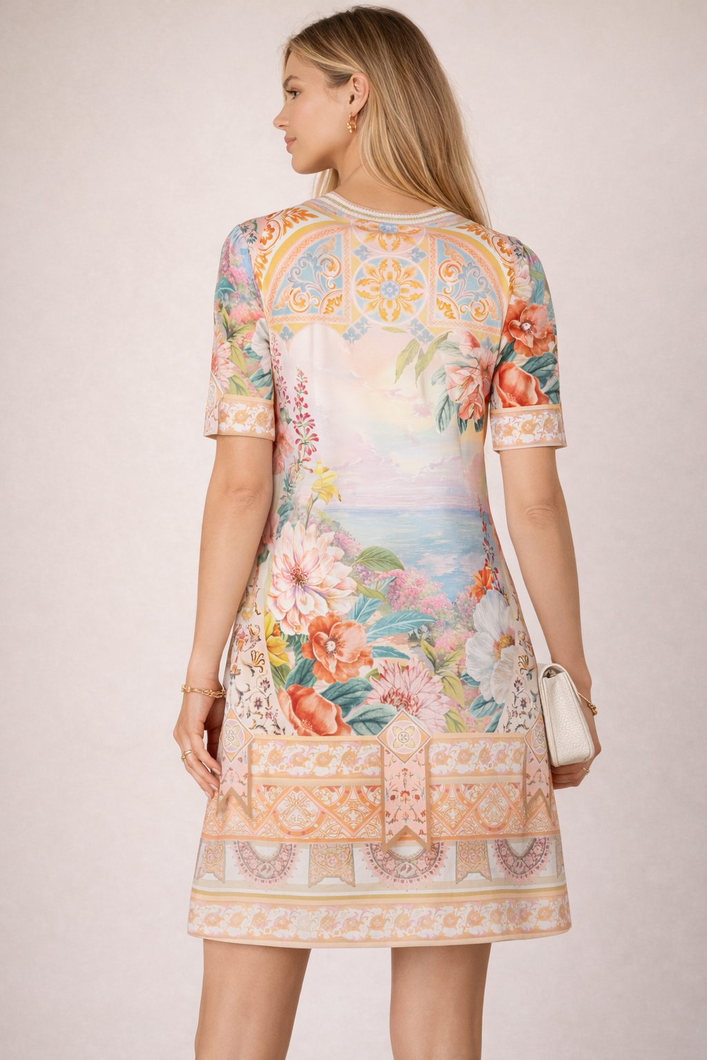 Scenic-Statement-Kleid Multicolor