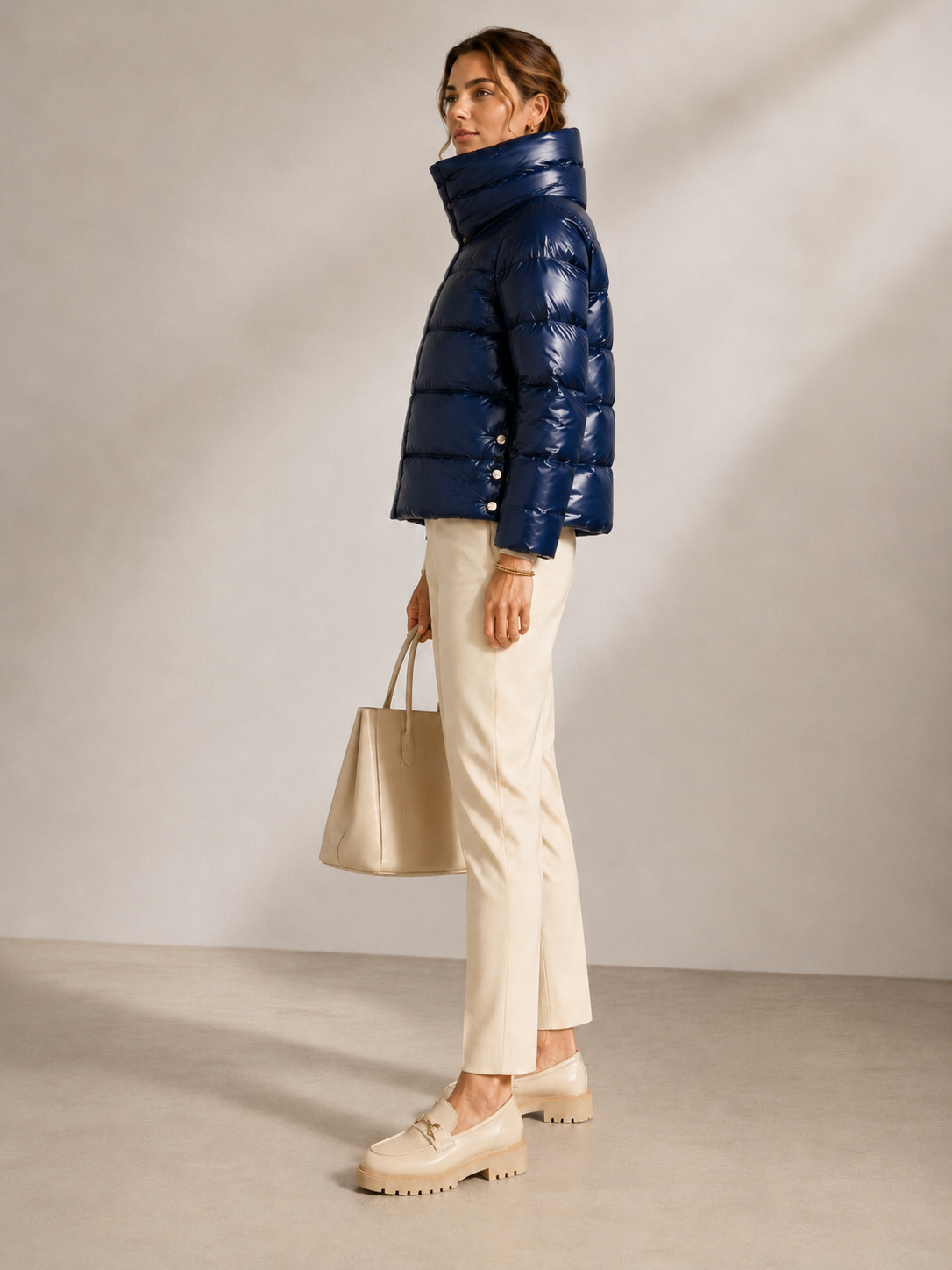 Daunenjacke Blau