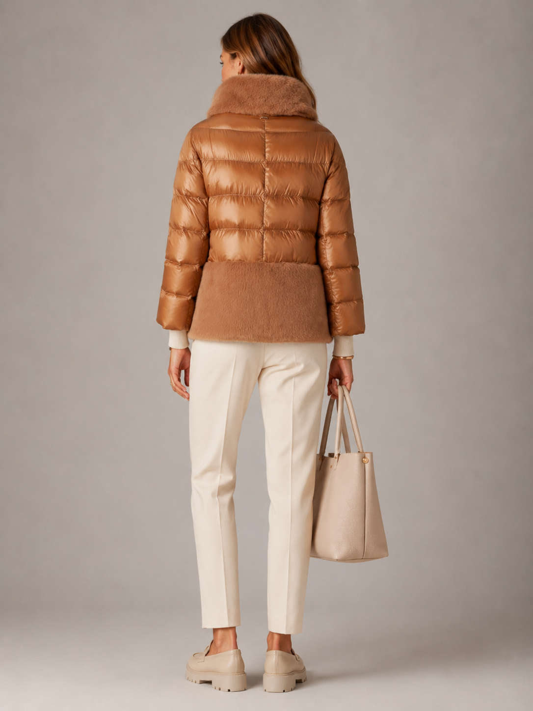 Daunenjacke Camel