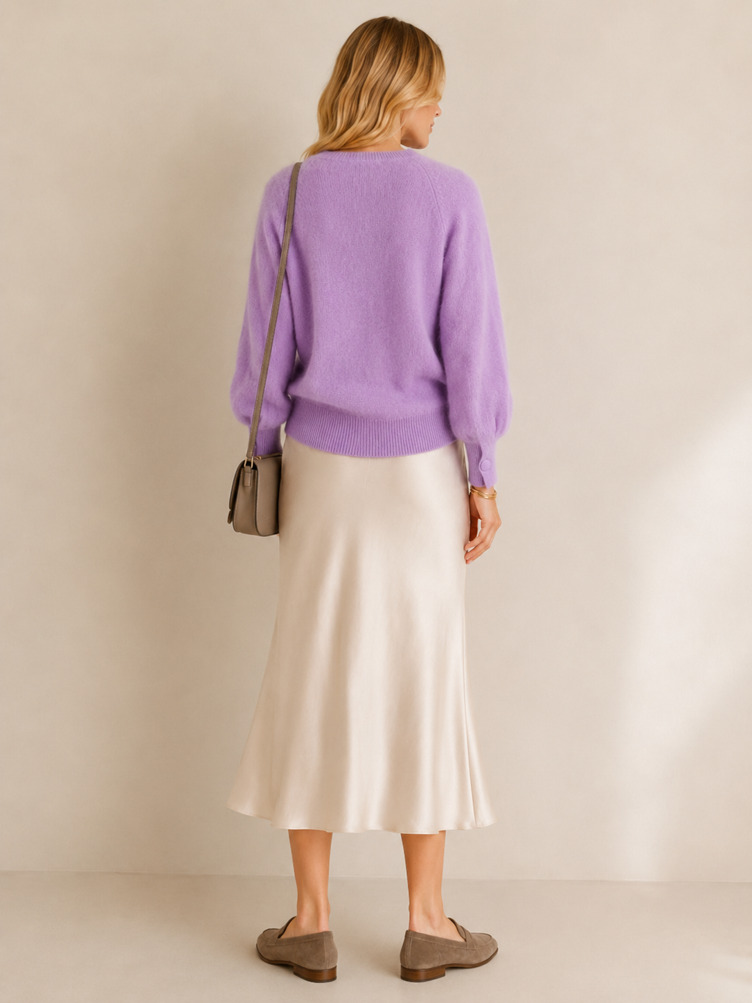 Kaschmir-Pullover „LINA“ Flieder