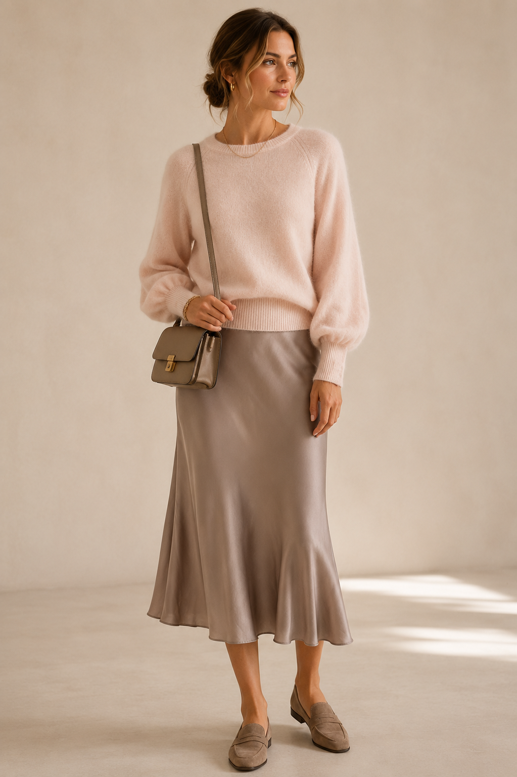 Kaschmir-Pullover „LINA“ Hellbeige