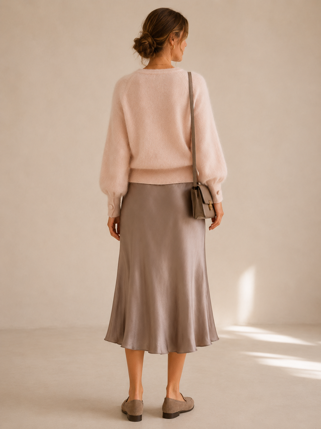 Kaschmir-Pullover „LINA“ Hellbeige
