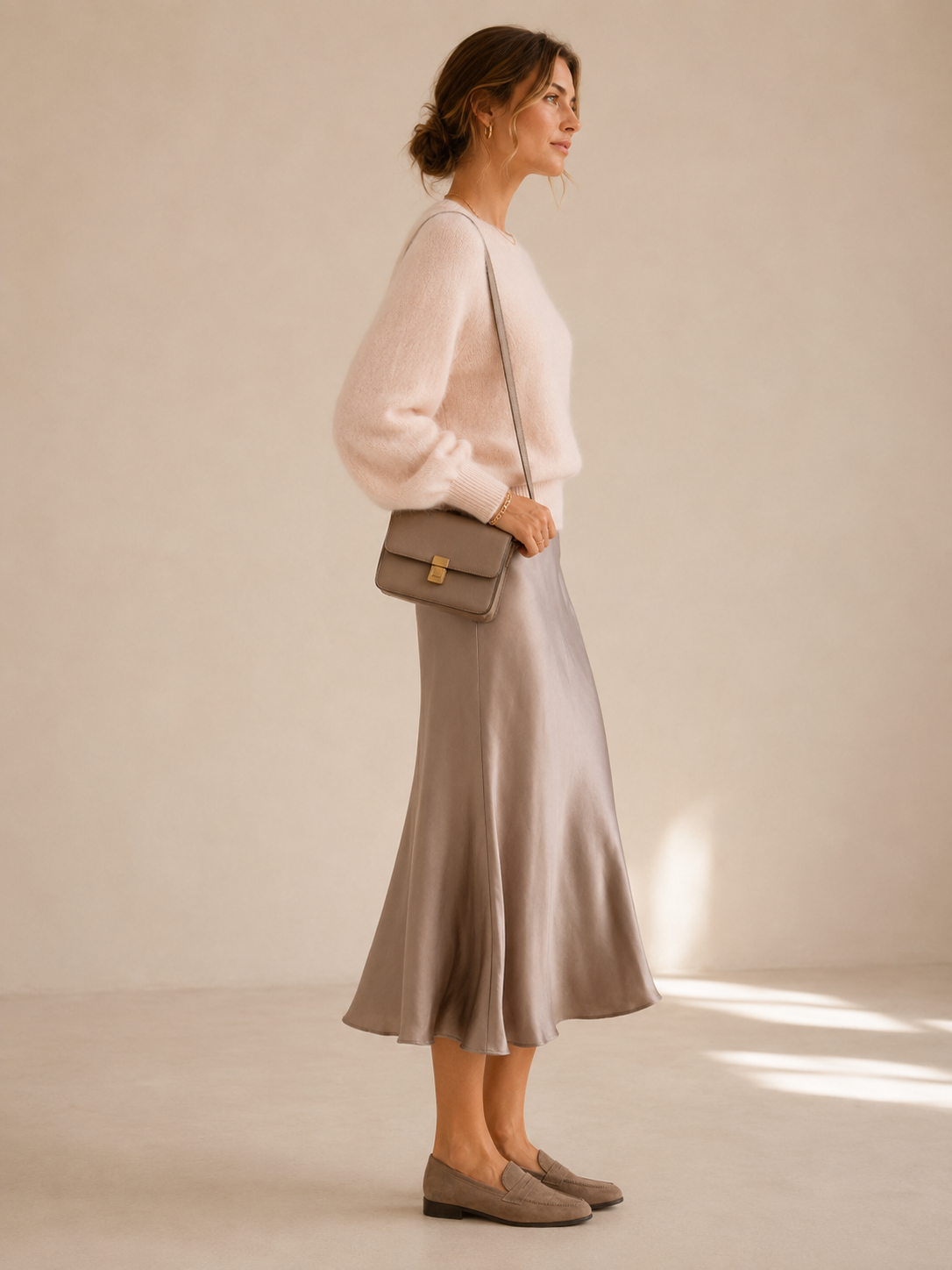 Kaschmir-Pullover „LINA“ Hellbeige