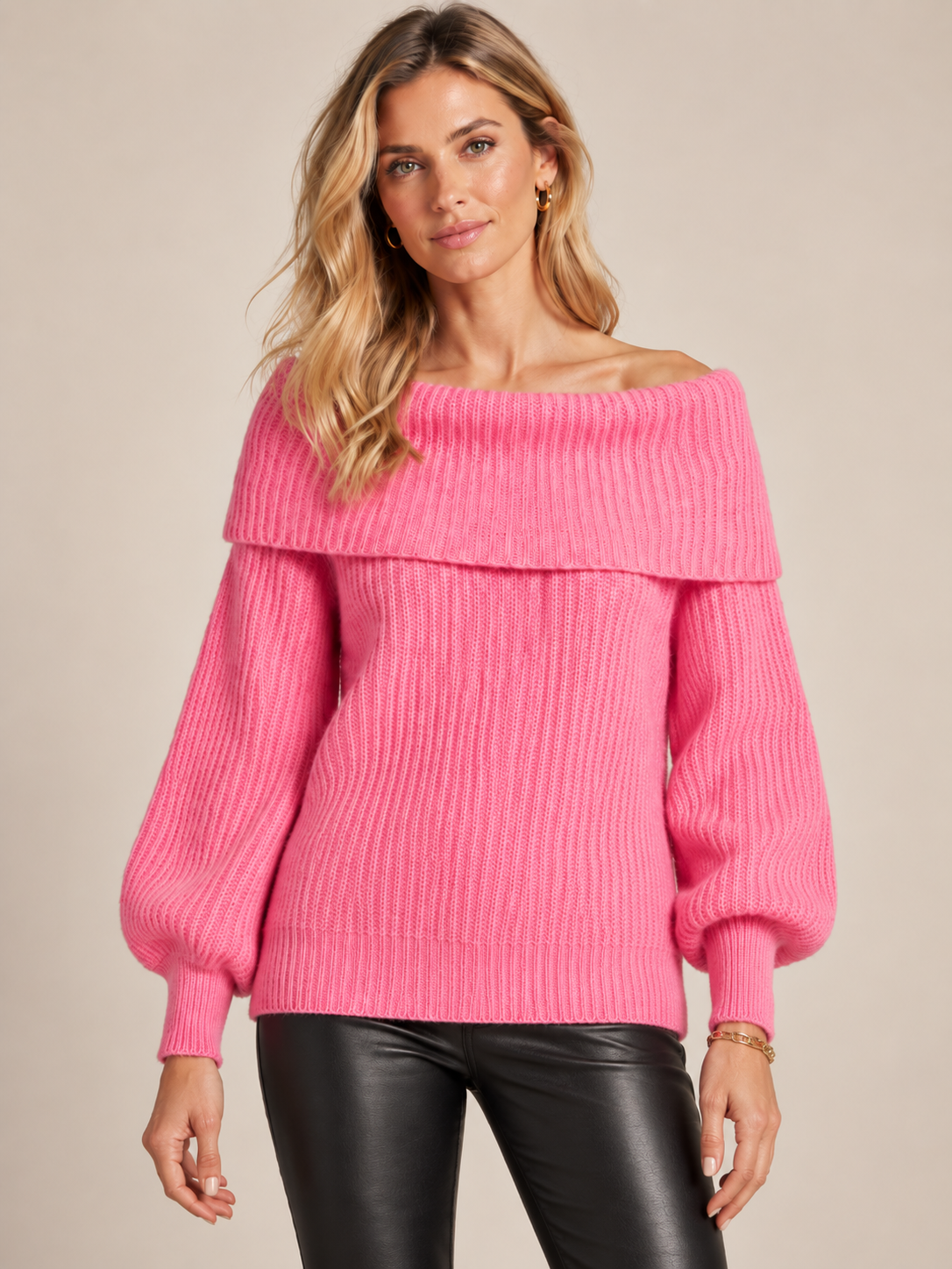 Statement-Pullover „BENTE“ Candy Pink / Zoom