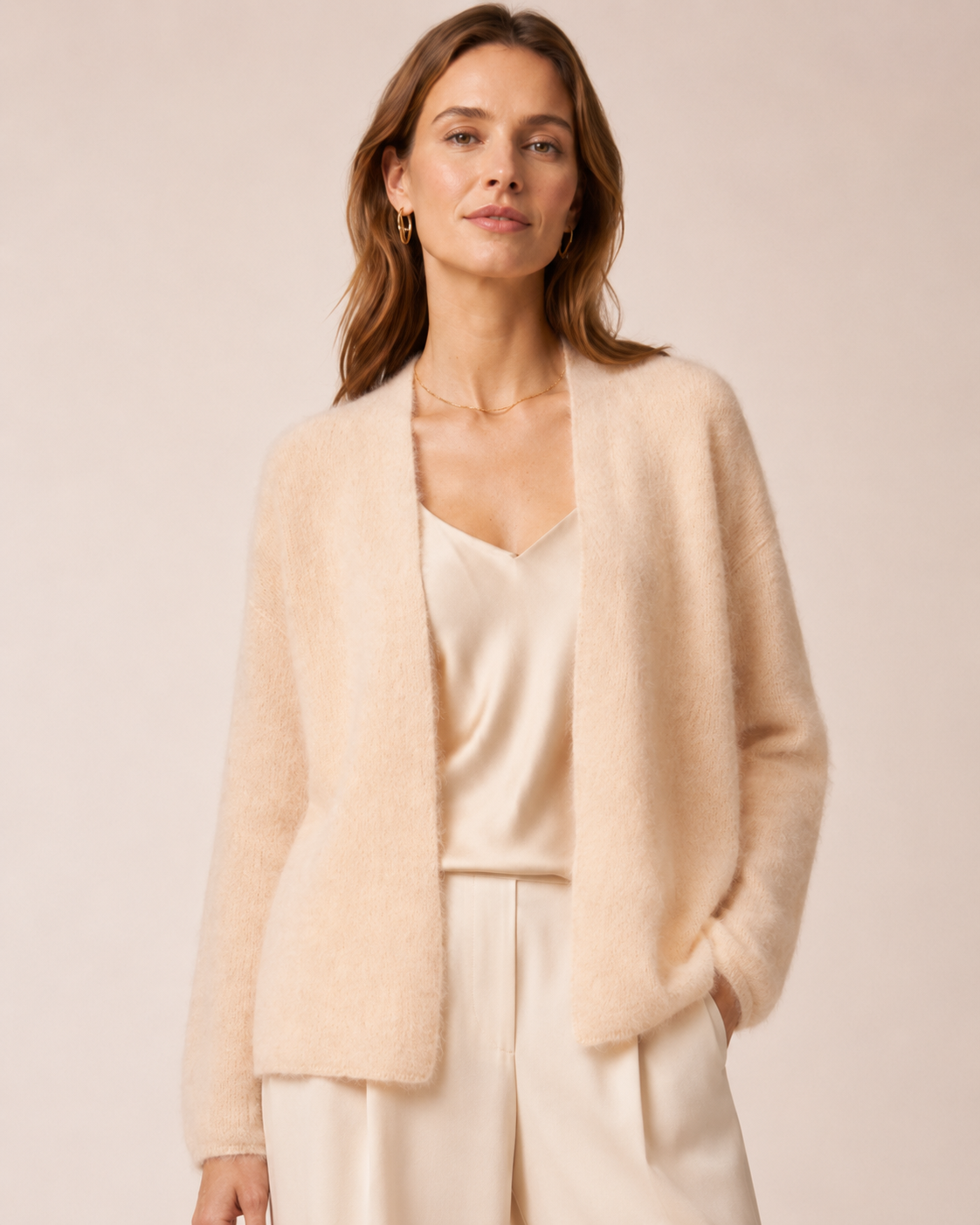 Strickjacke „Luisa“ Creme