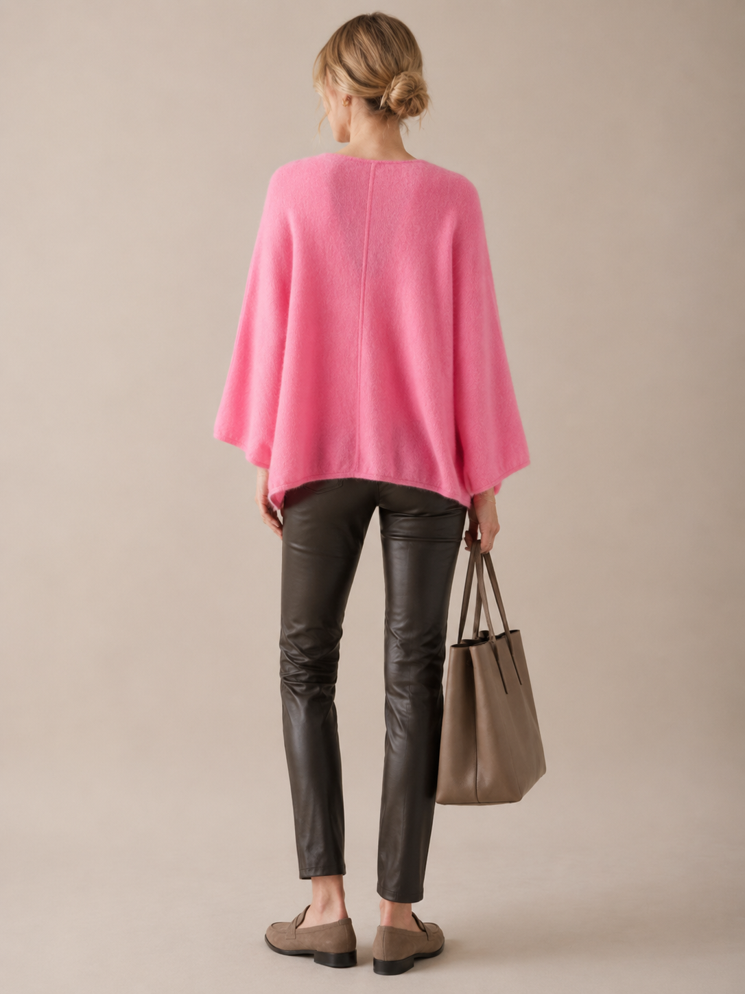 Kaschmir-Strickjacke „LENA“ Candy Pink