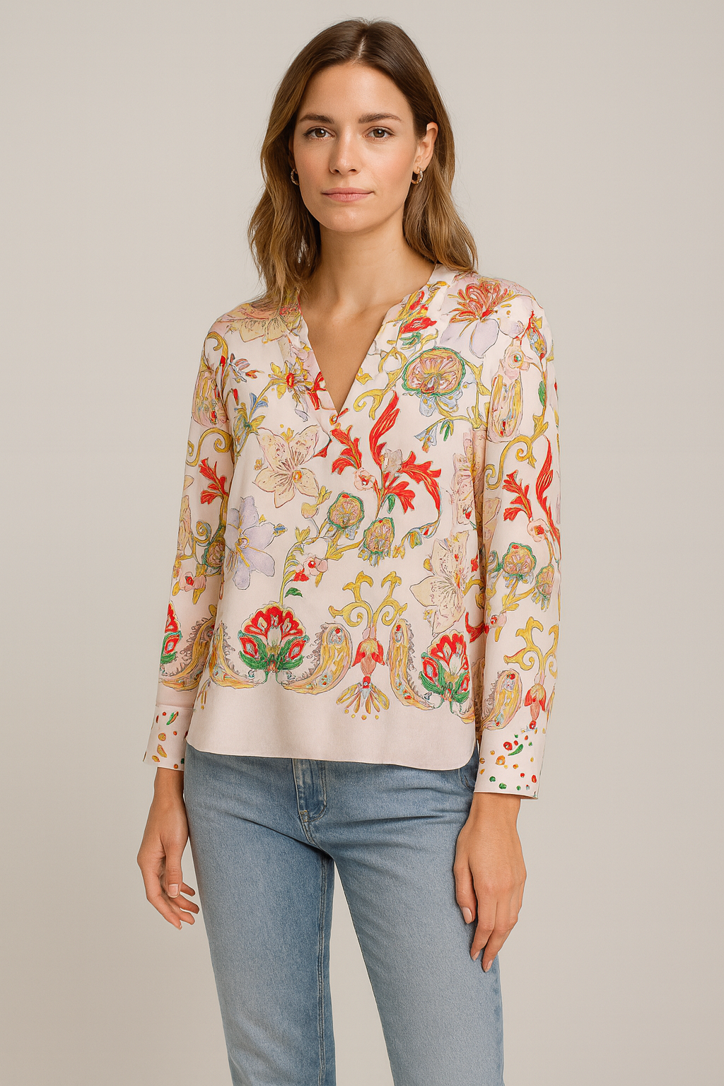 Bluse Puder | Multicolor