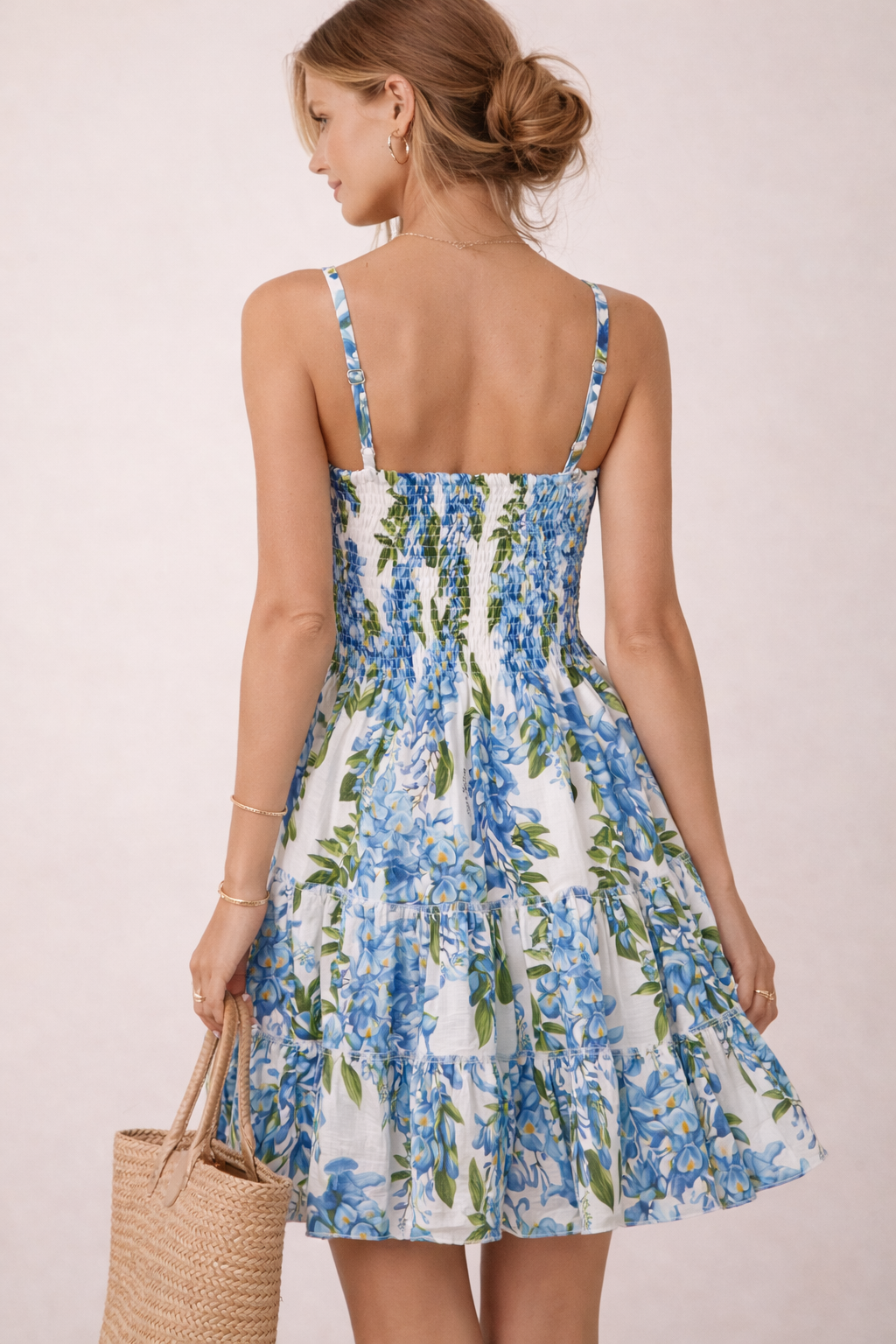 Trägerkleid Blau | Grün | Gelb | Weiß