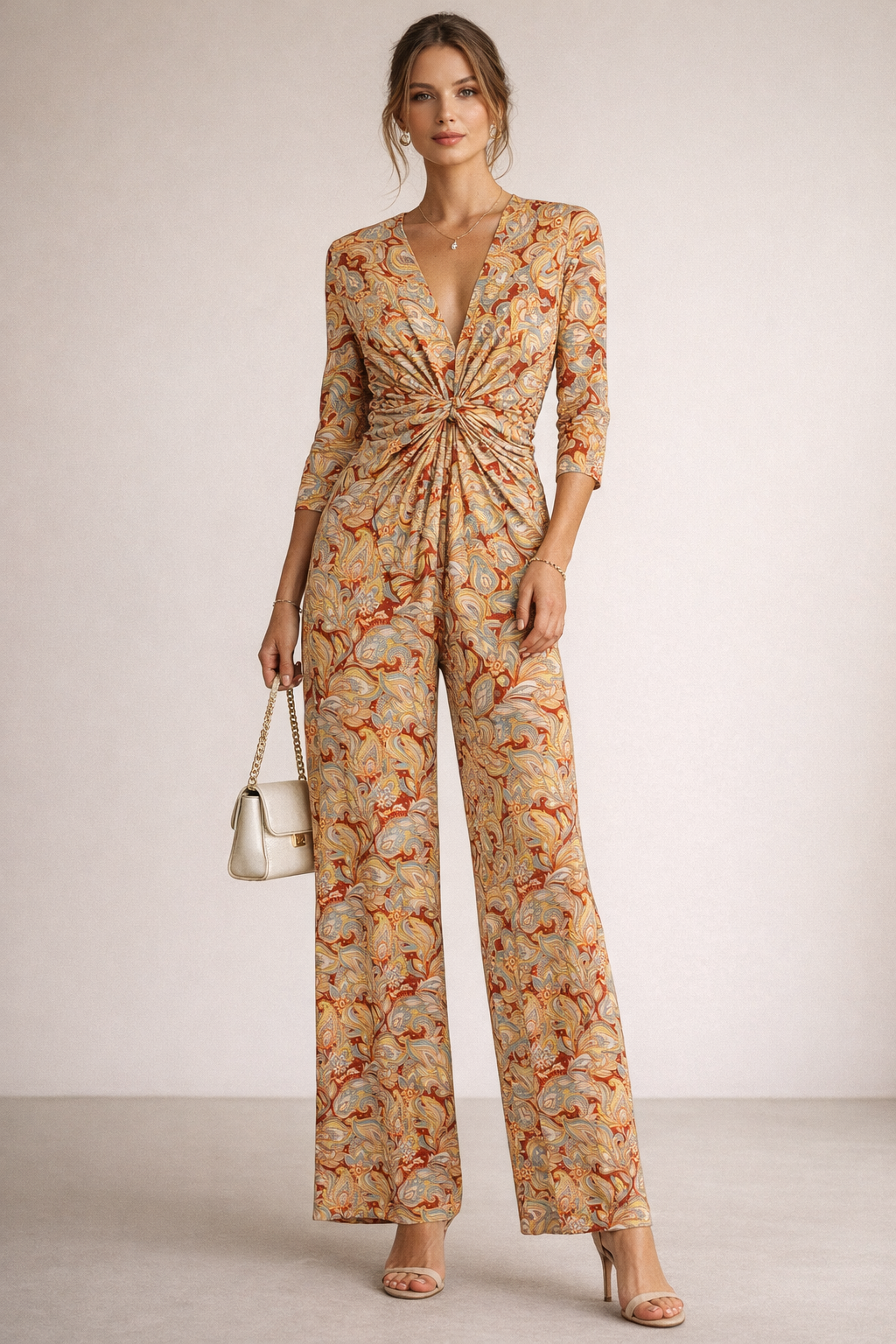 Jumpsuit Rot | Gelb | Multi