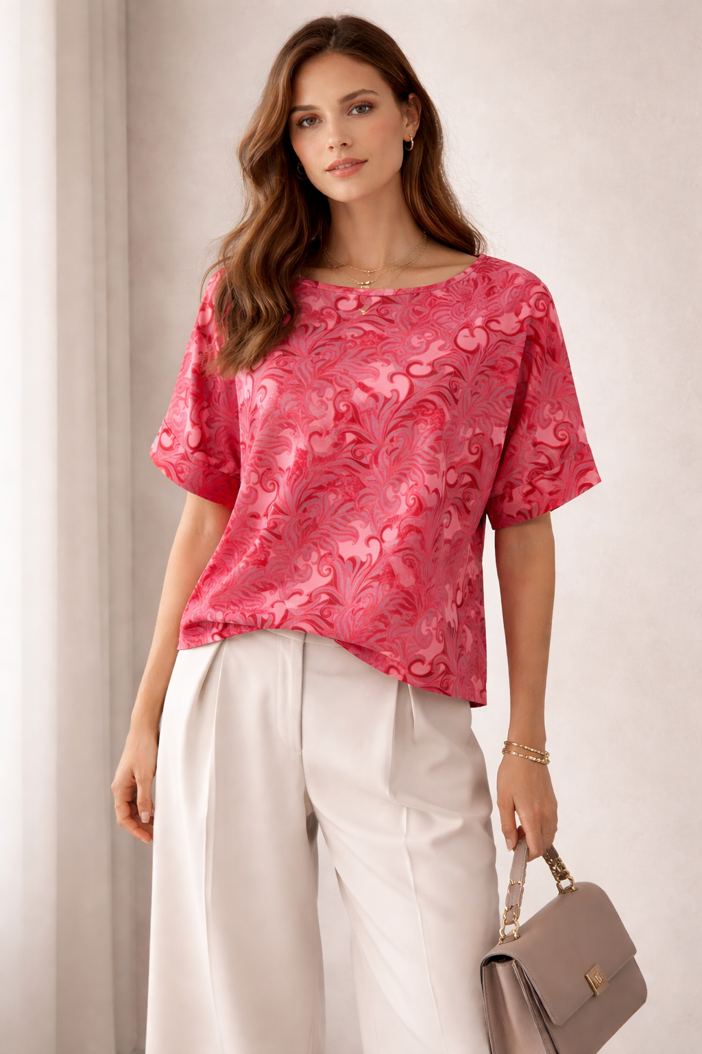 Shirt Kirschrot | Pink