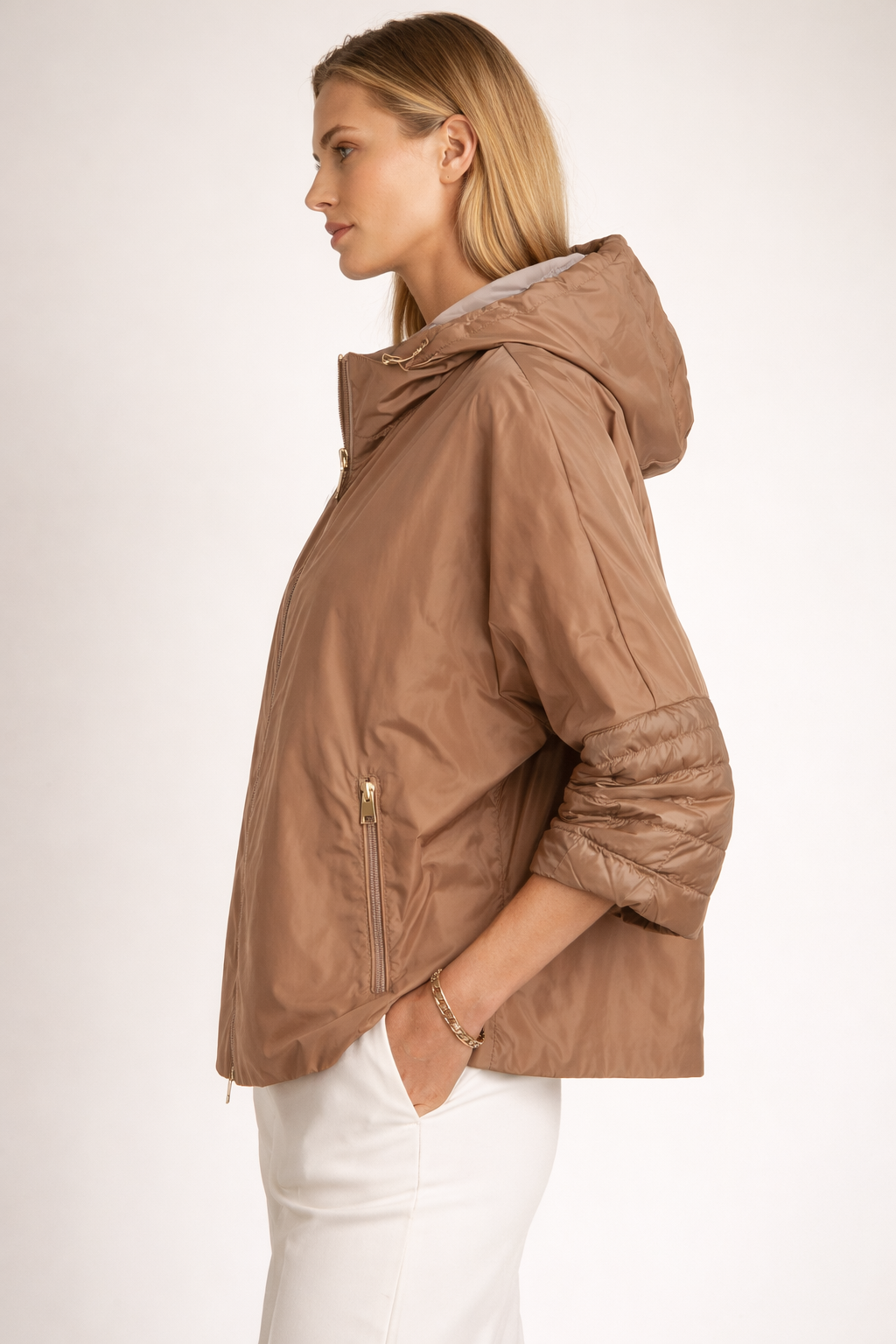 Wende-Jacke Camel | Beige