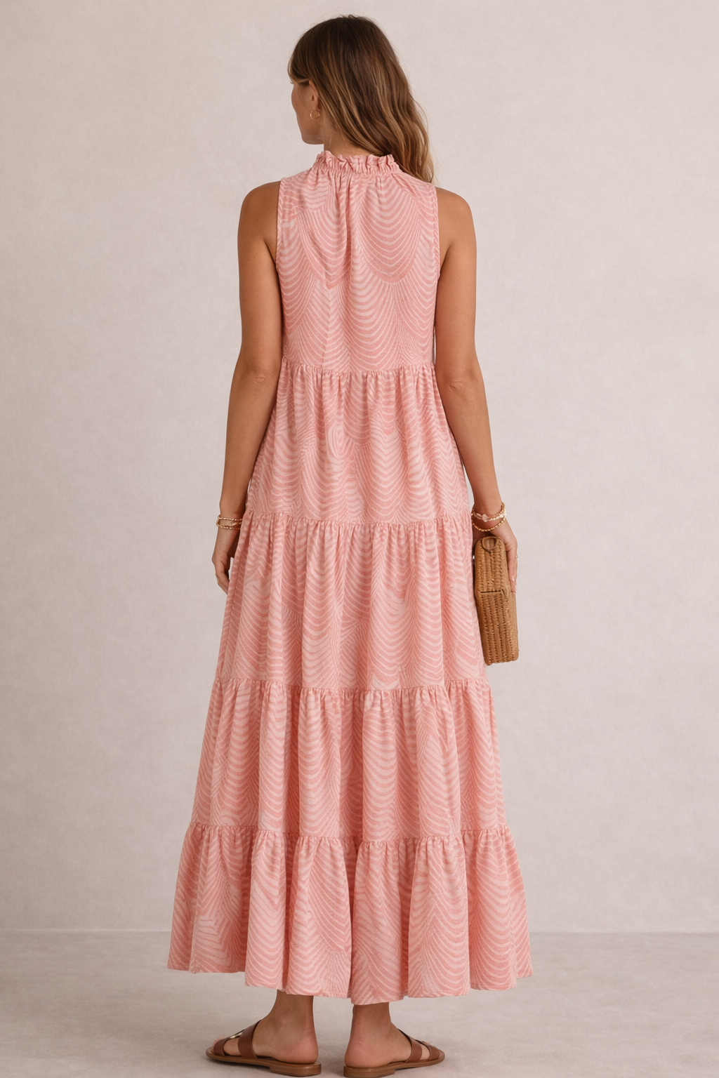 Maxi-Kleid Koralle | Rosa