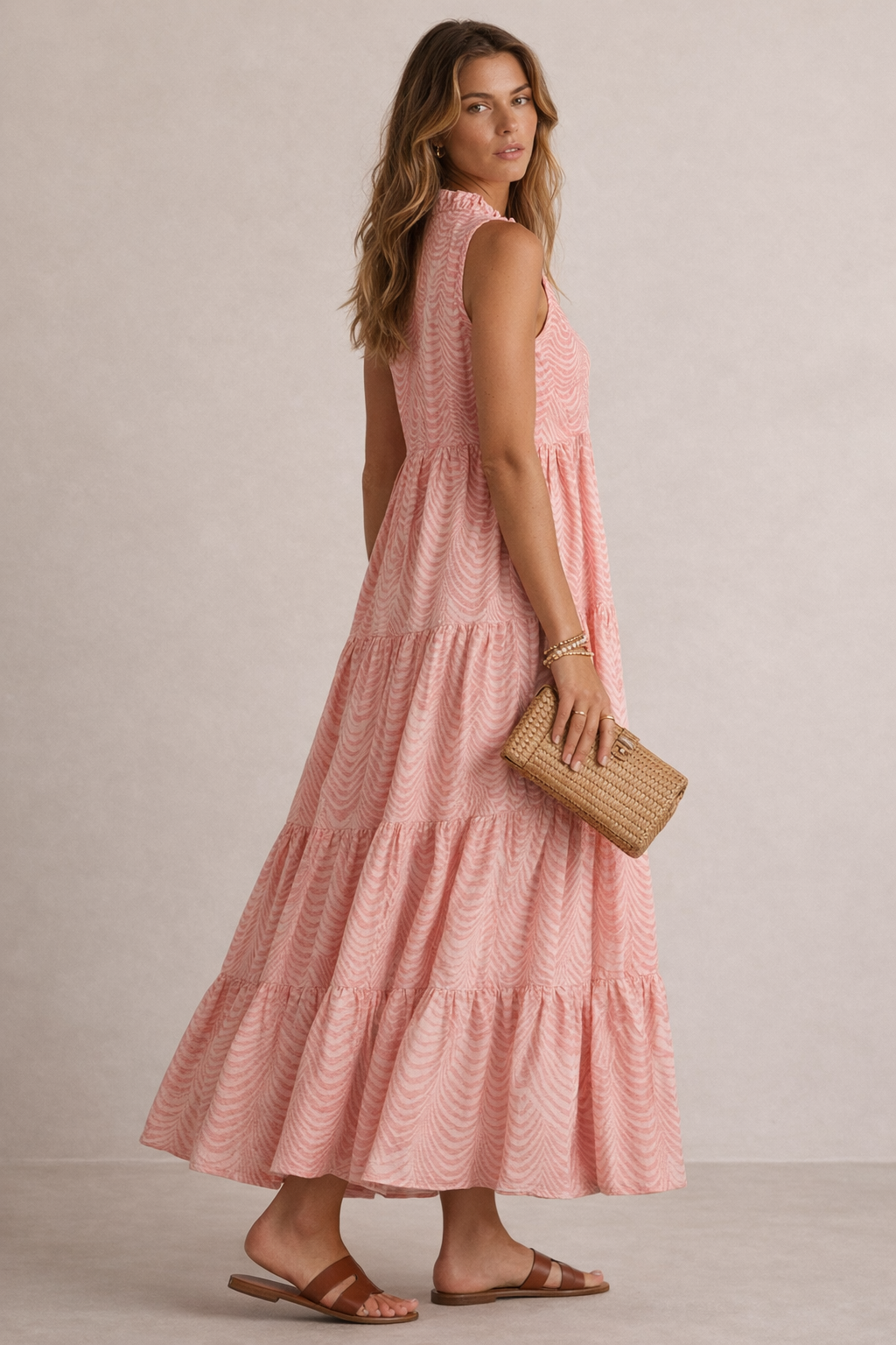 Maxi-Kleid Koralle | Rosa