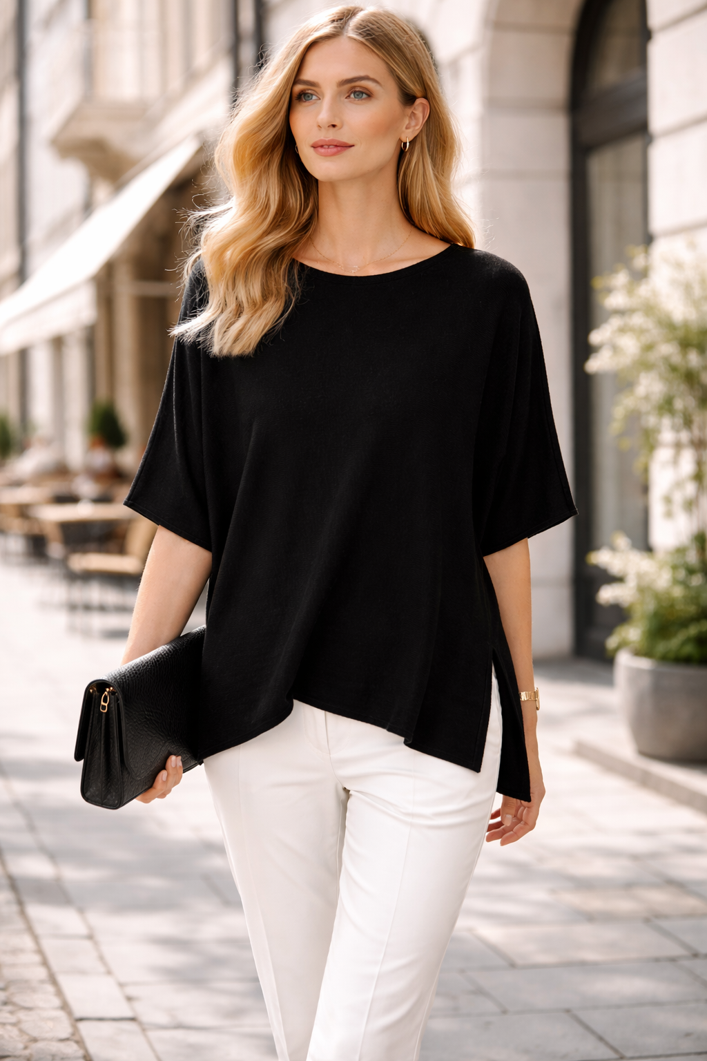 Pullover „Oversize“ Schwarz