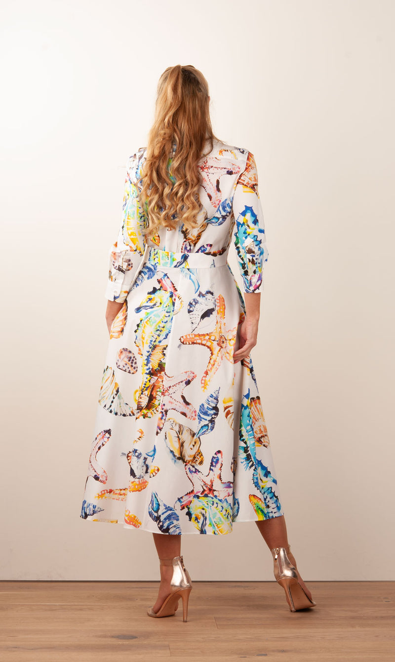 Kleid Weiß | Multicolor