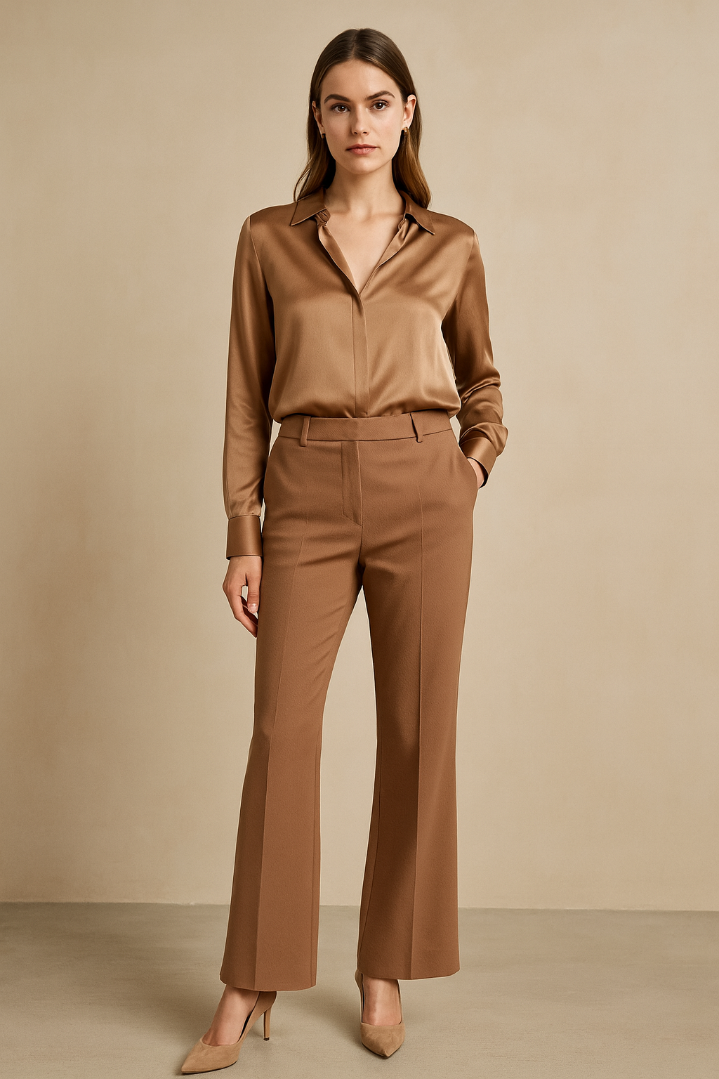 Hose „Asha“ Mandel