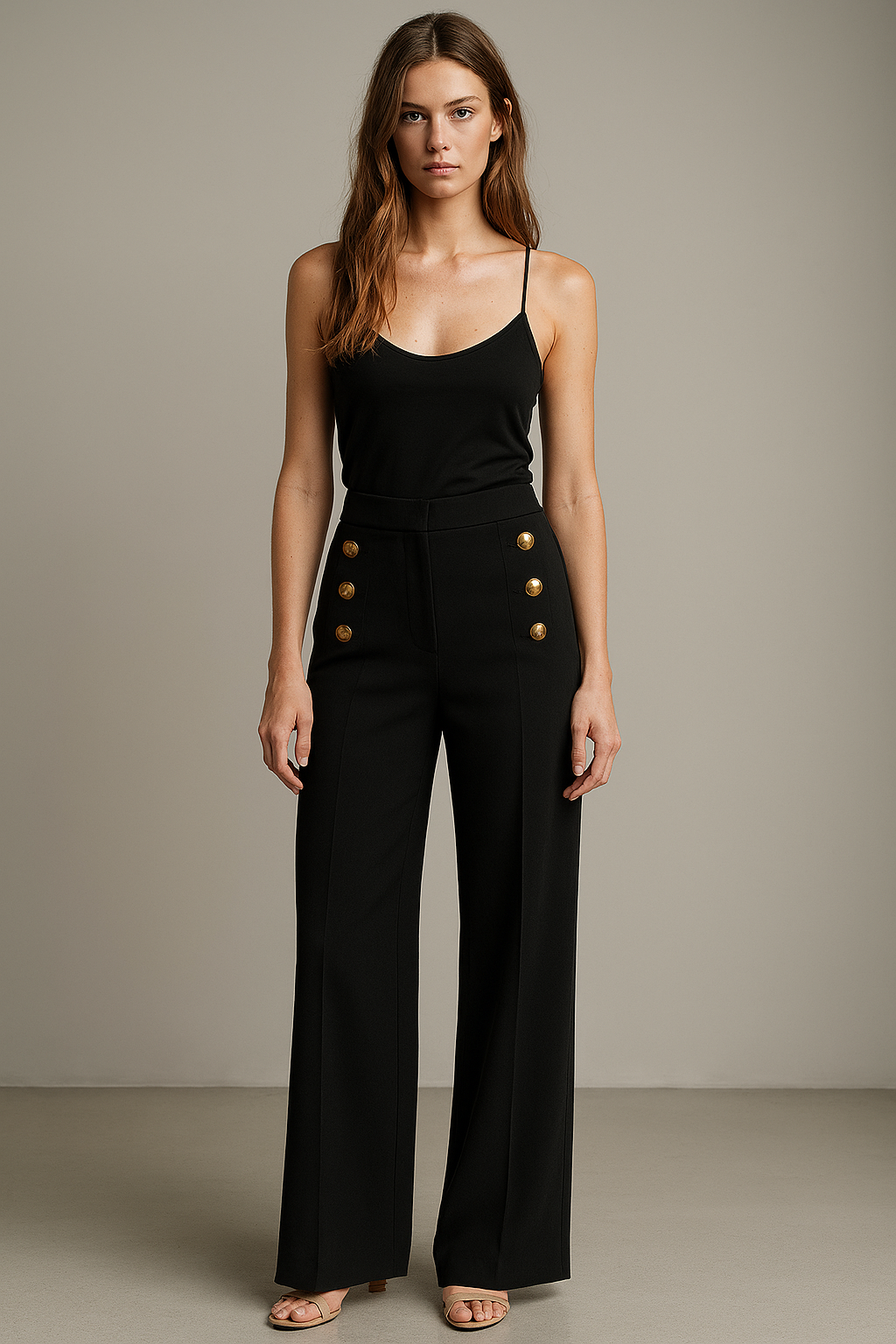 Hose „Bridget“ Dunkelbraun