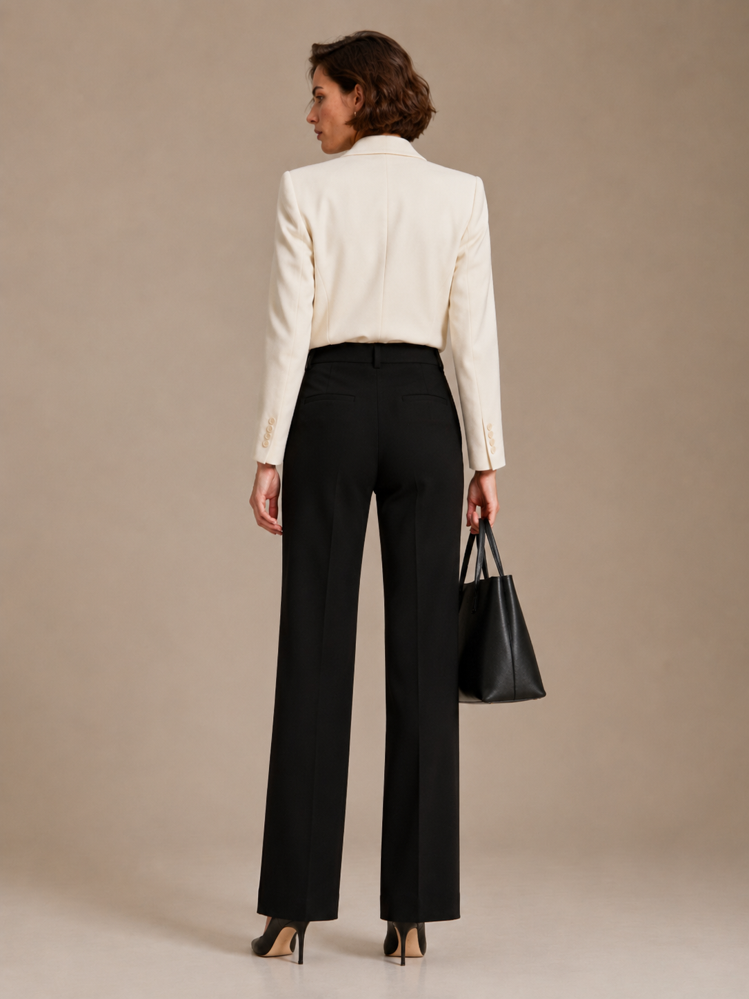 Designer-Stoffhose „Rosie“ Schwarz