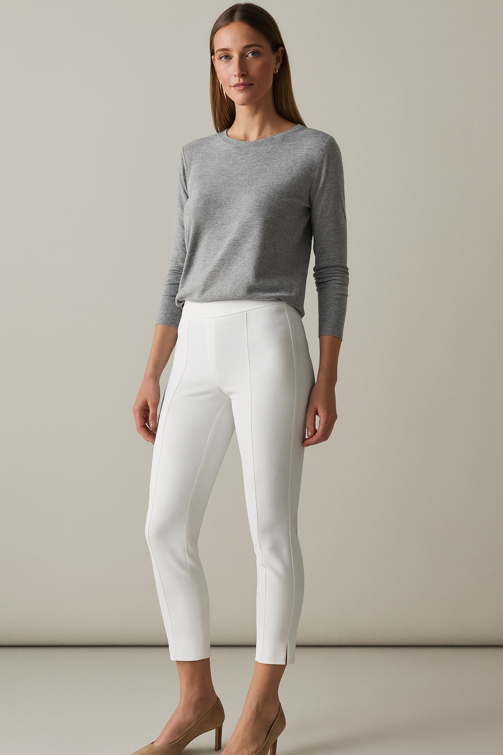 Hose „Capri“ Weiß