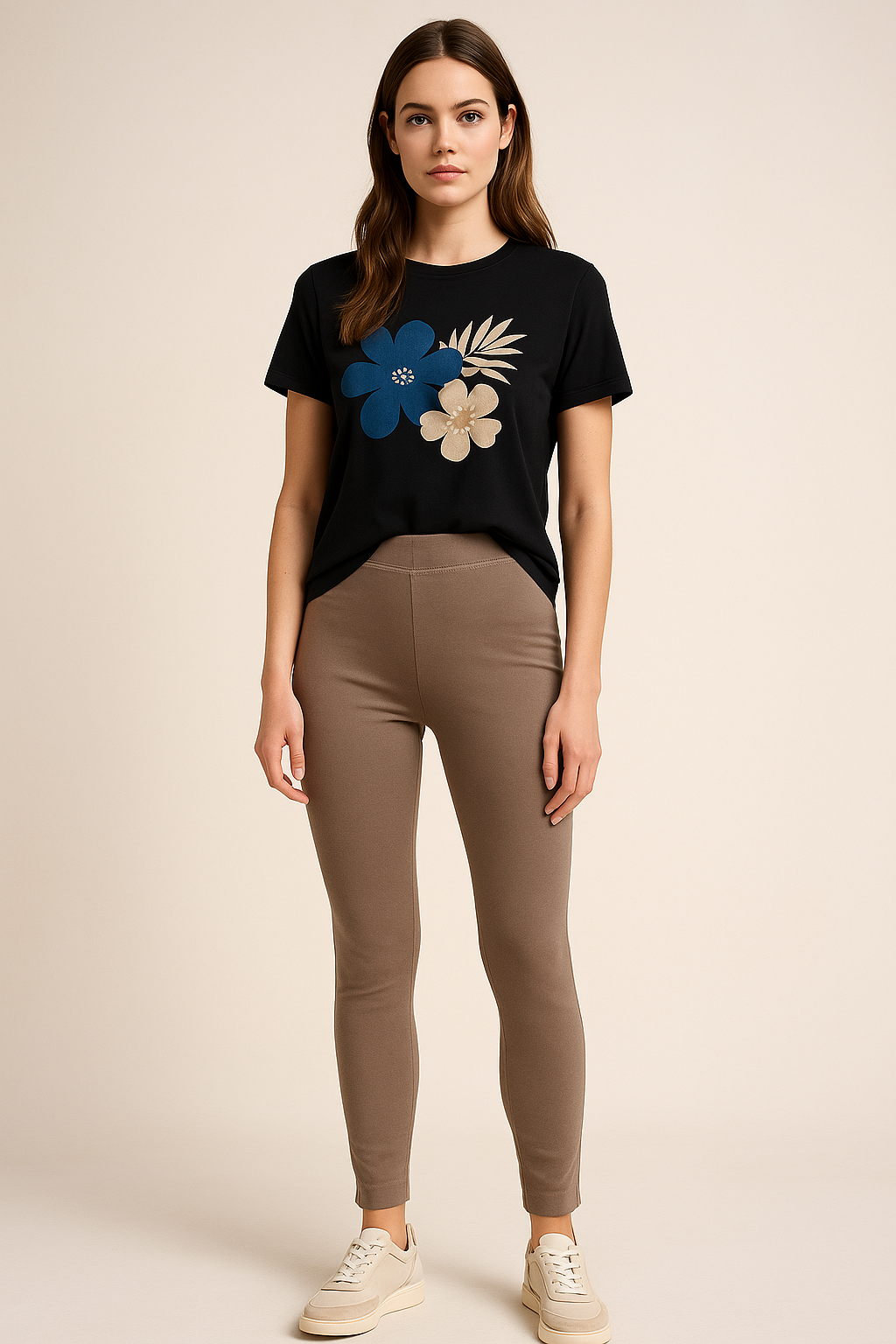 Hose / Jeans „Sabrina“ Nougat