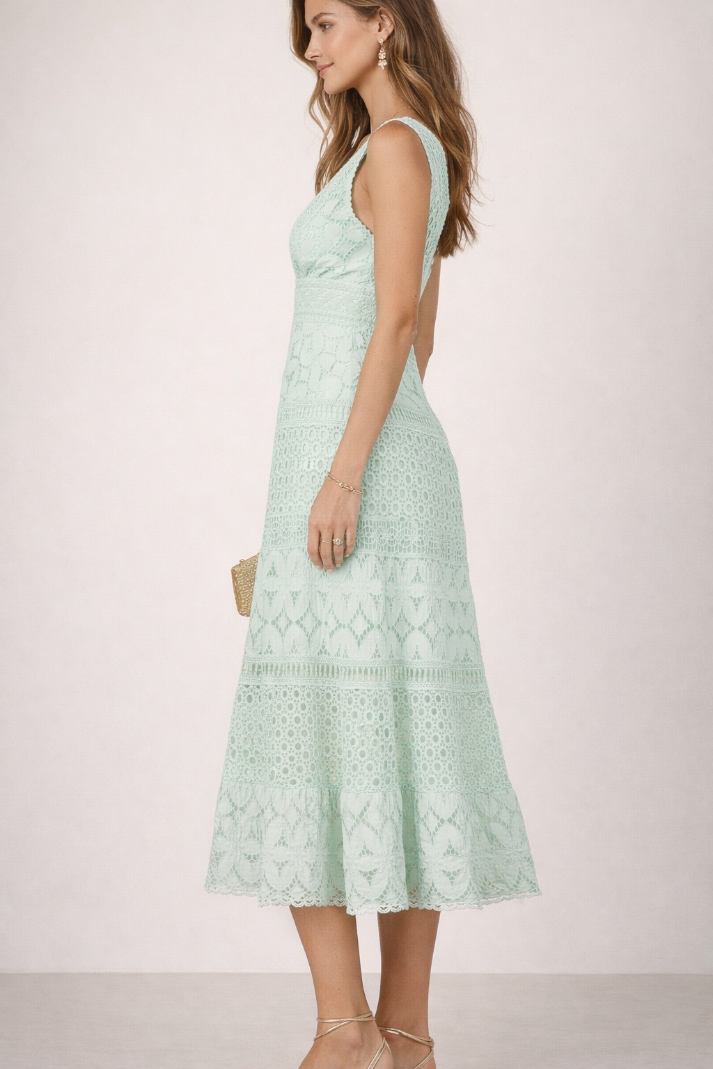 Trägerkleid „Alpinia“ Mintgrün
