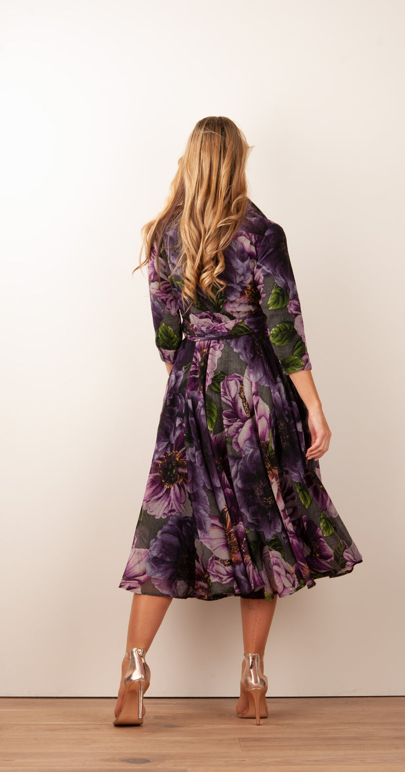 Kleid „Olivia“ Lila | Multicolor