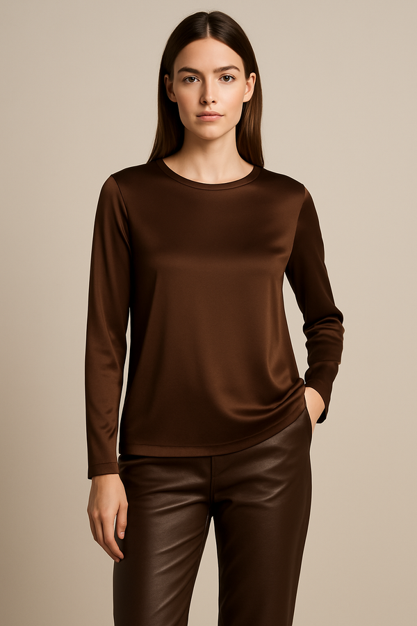 Shirt Schokobraun
