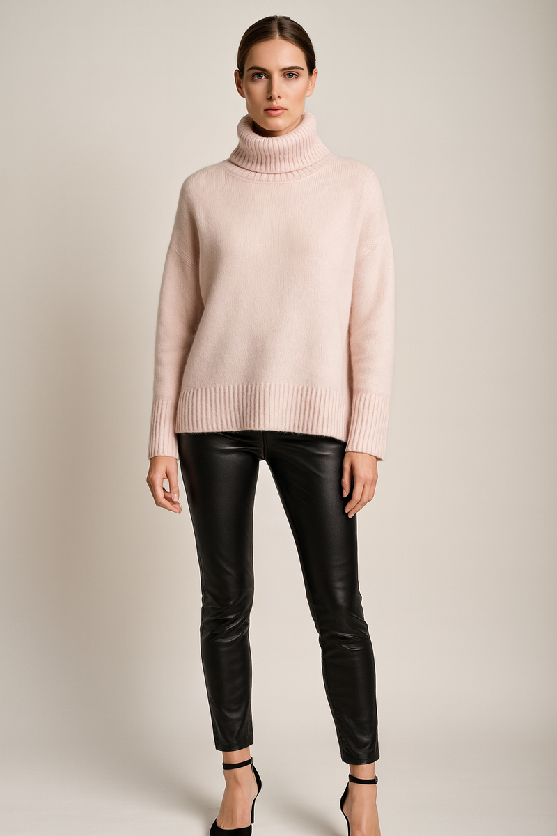 Kaschmir Pullover Hellrosa