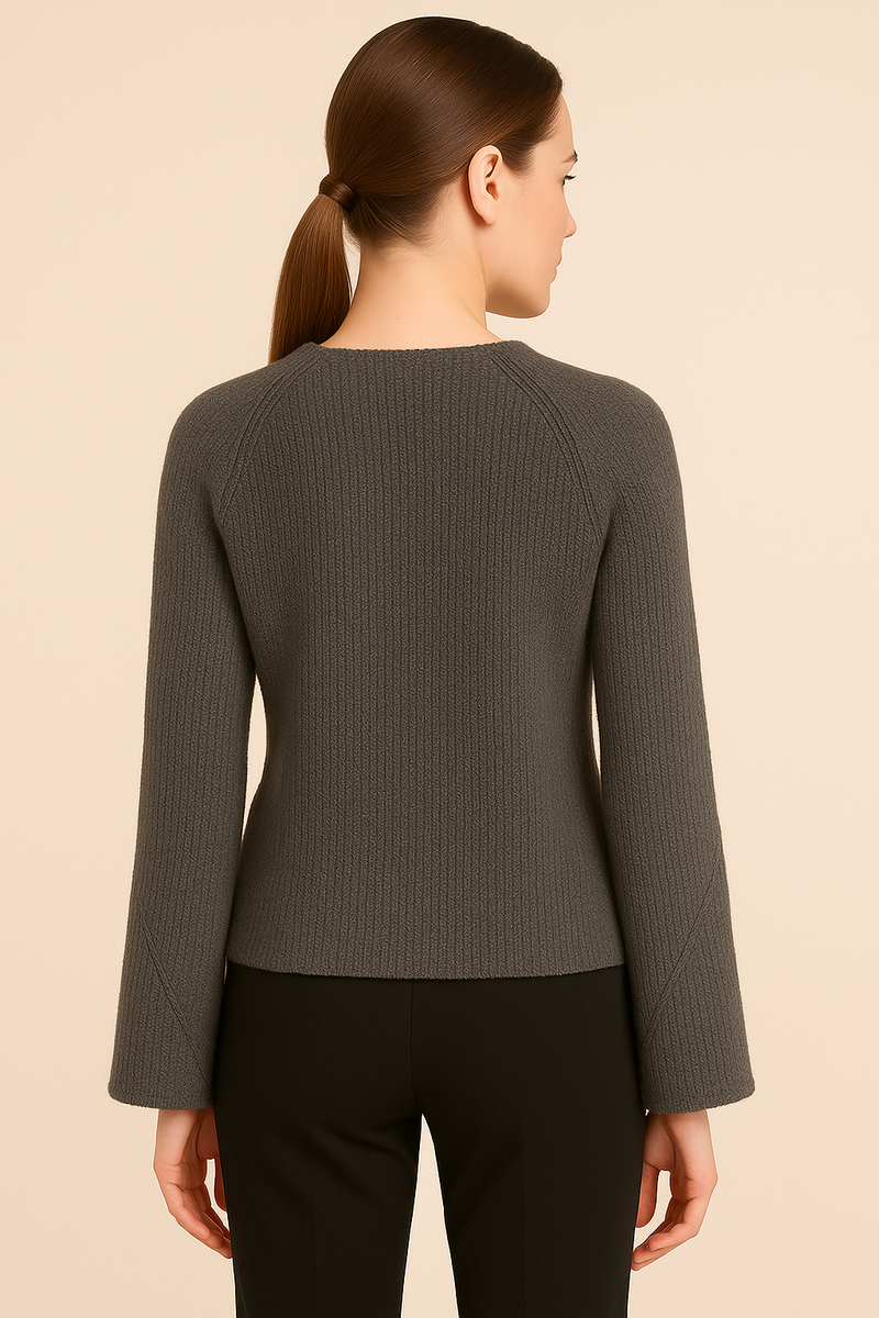 Pullover Melange Anthrazit