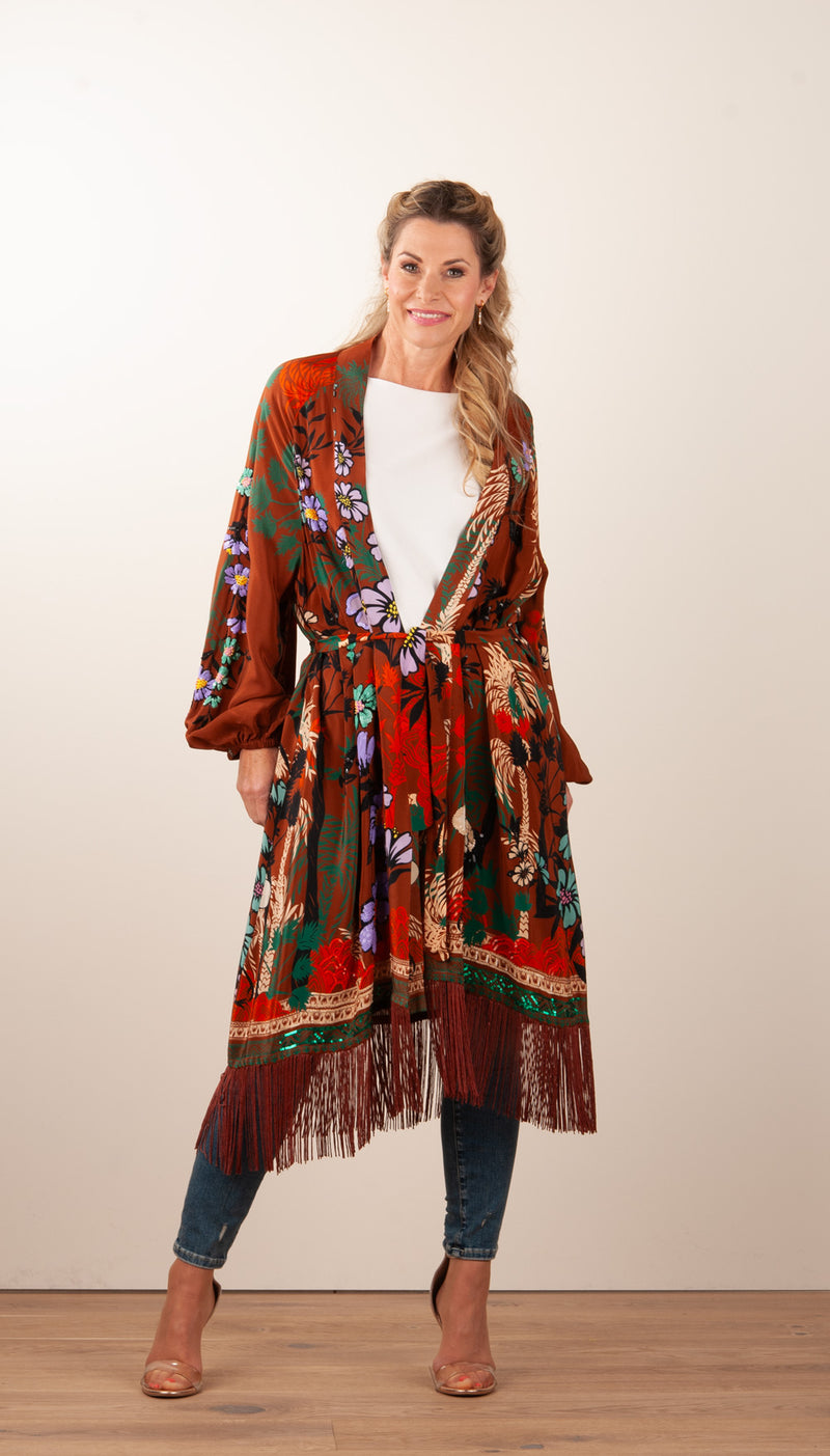 Kimono Braun | Multicolor