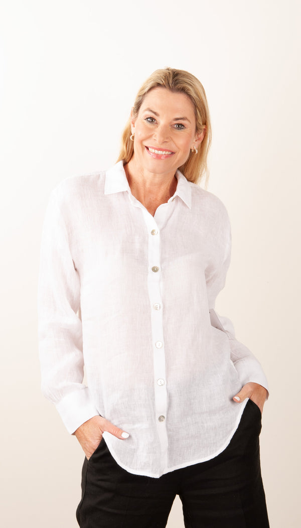 Blusenshirt Weiß